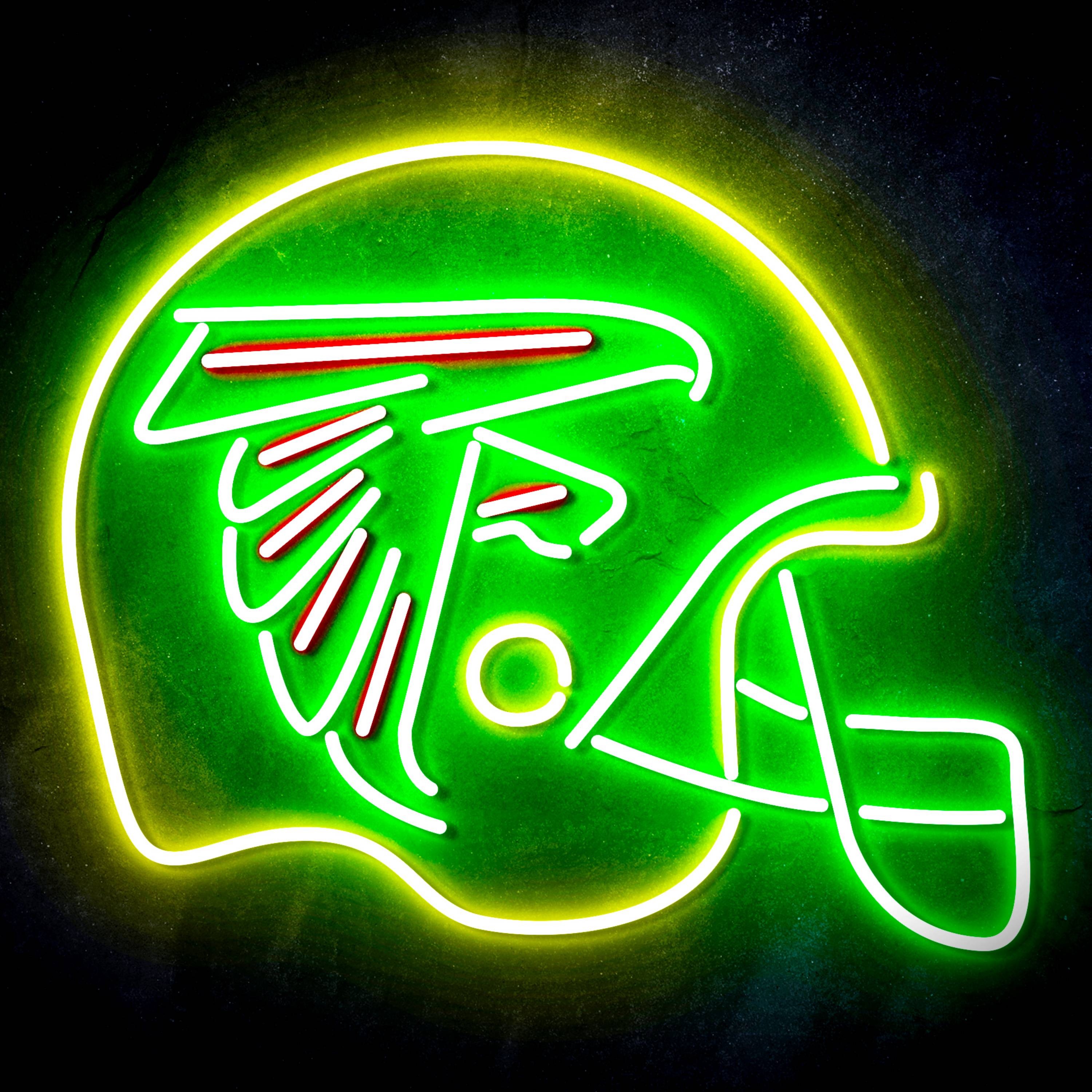 NFL Helmet Atlanta Falcons LED Neon Sign