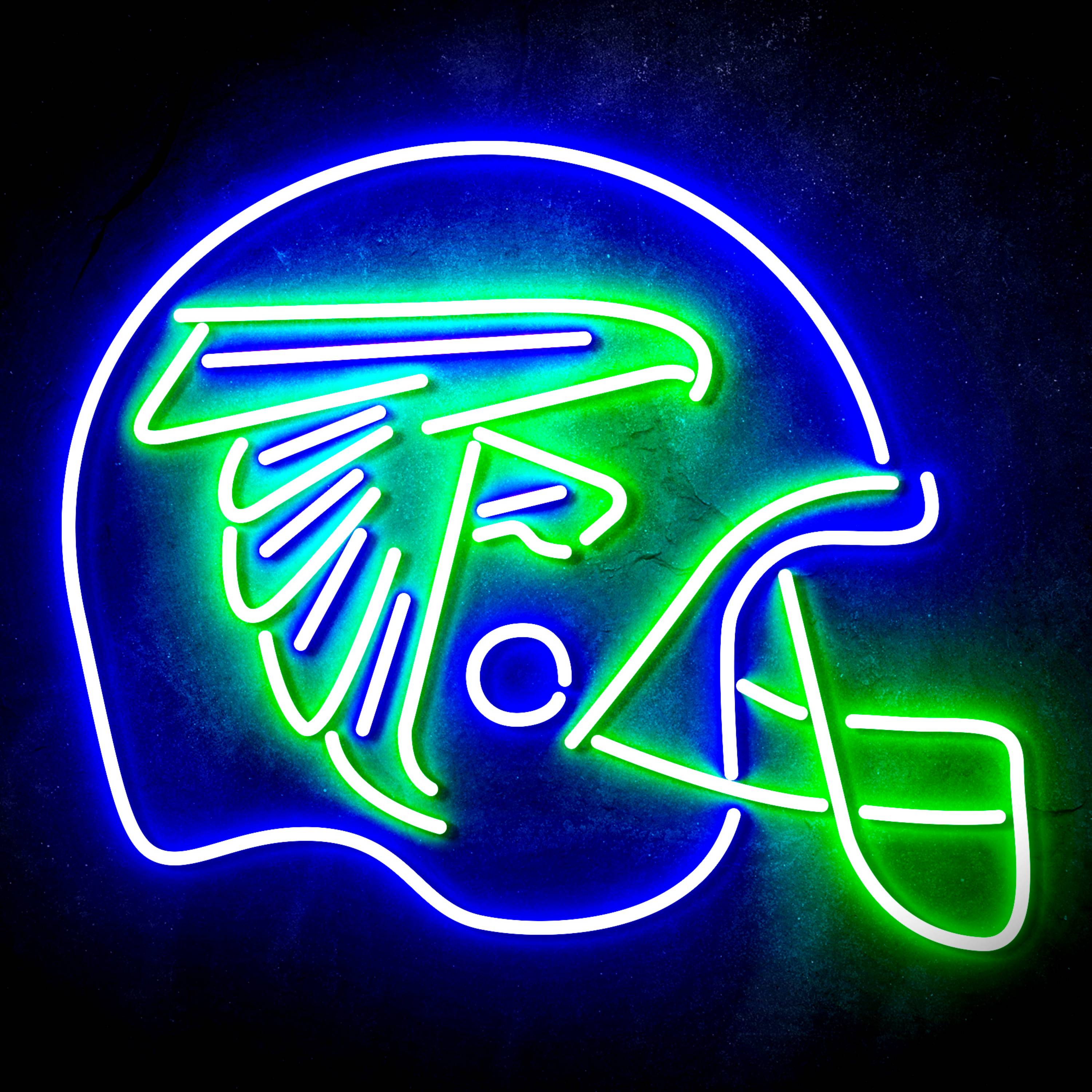 NFL Helmet Atlanta Falcons LED Neon Sign