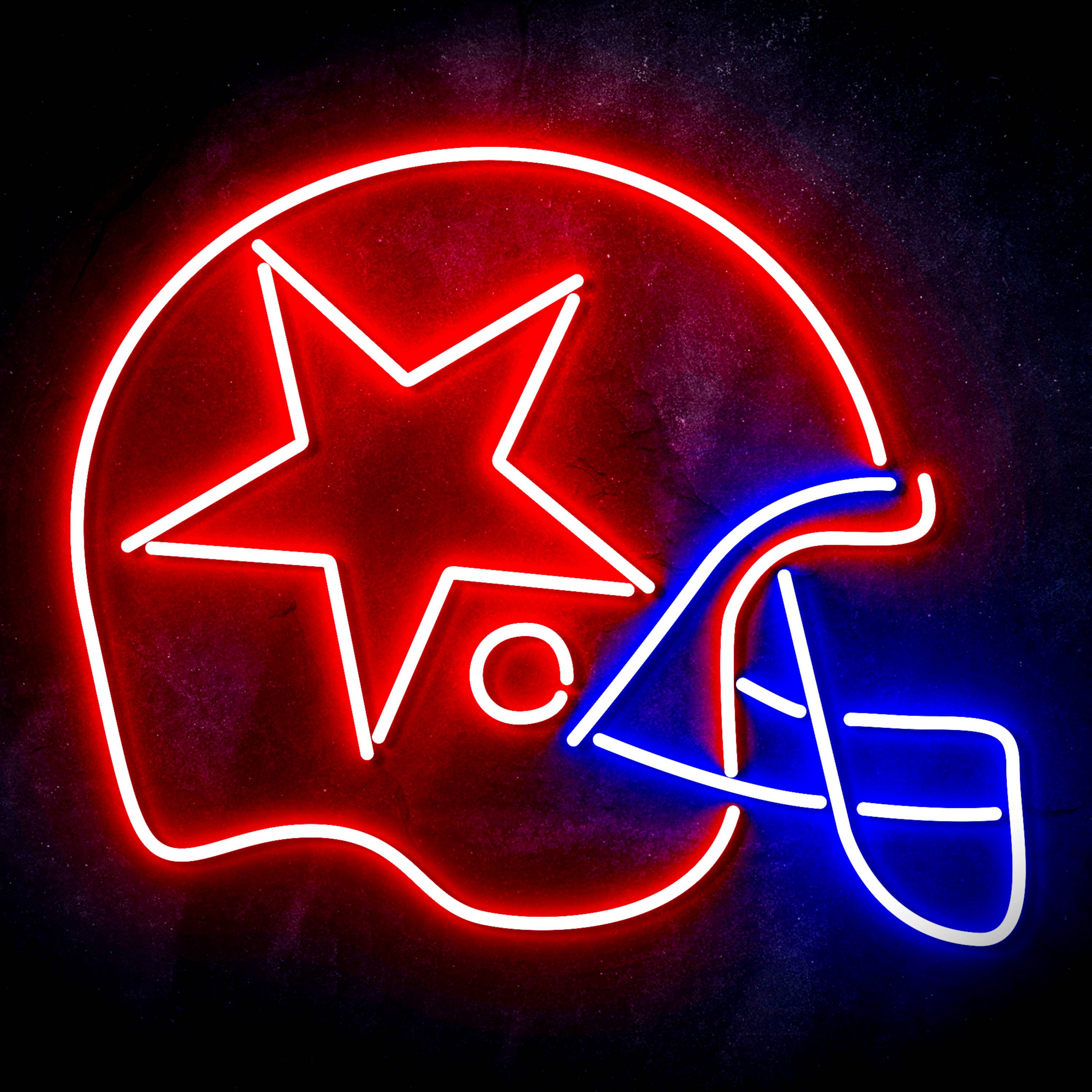 NFL Helmet Dallas Cowboys LED Neon Sign
