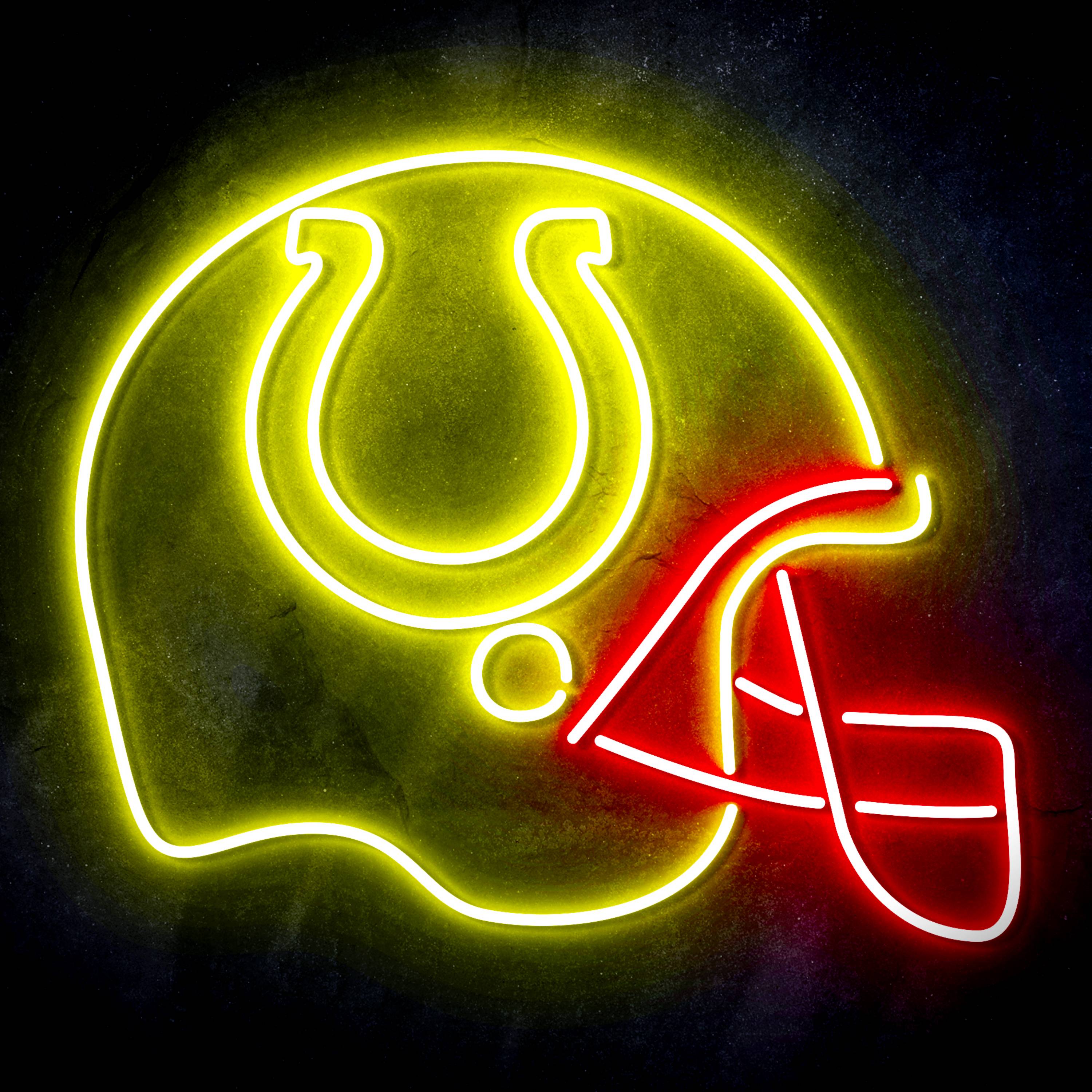 NFL Helmet Indianapolis Colts LED Neon Sign