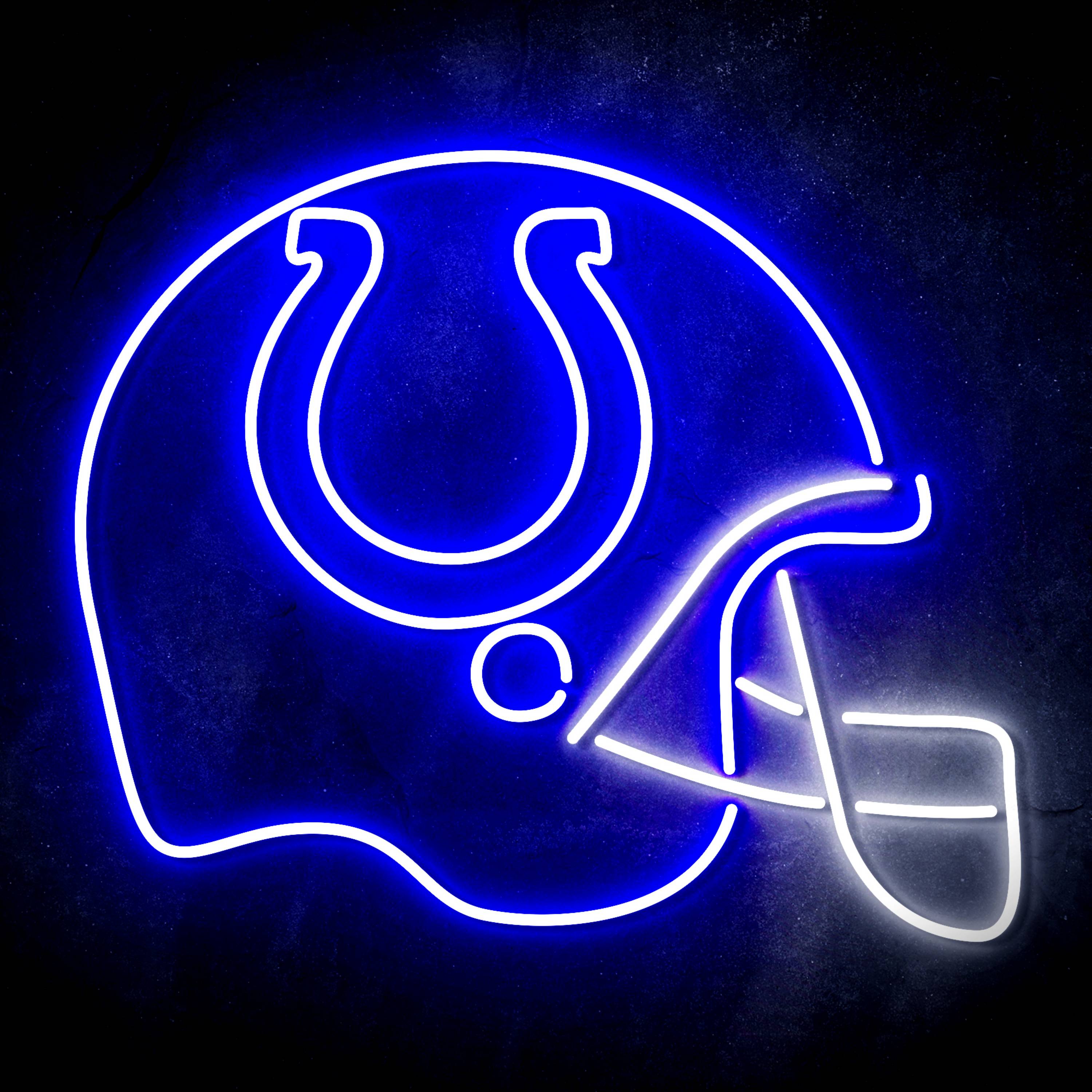 NFL Helmet Indianapolis Colts LED Neon Sign