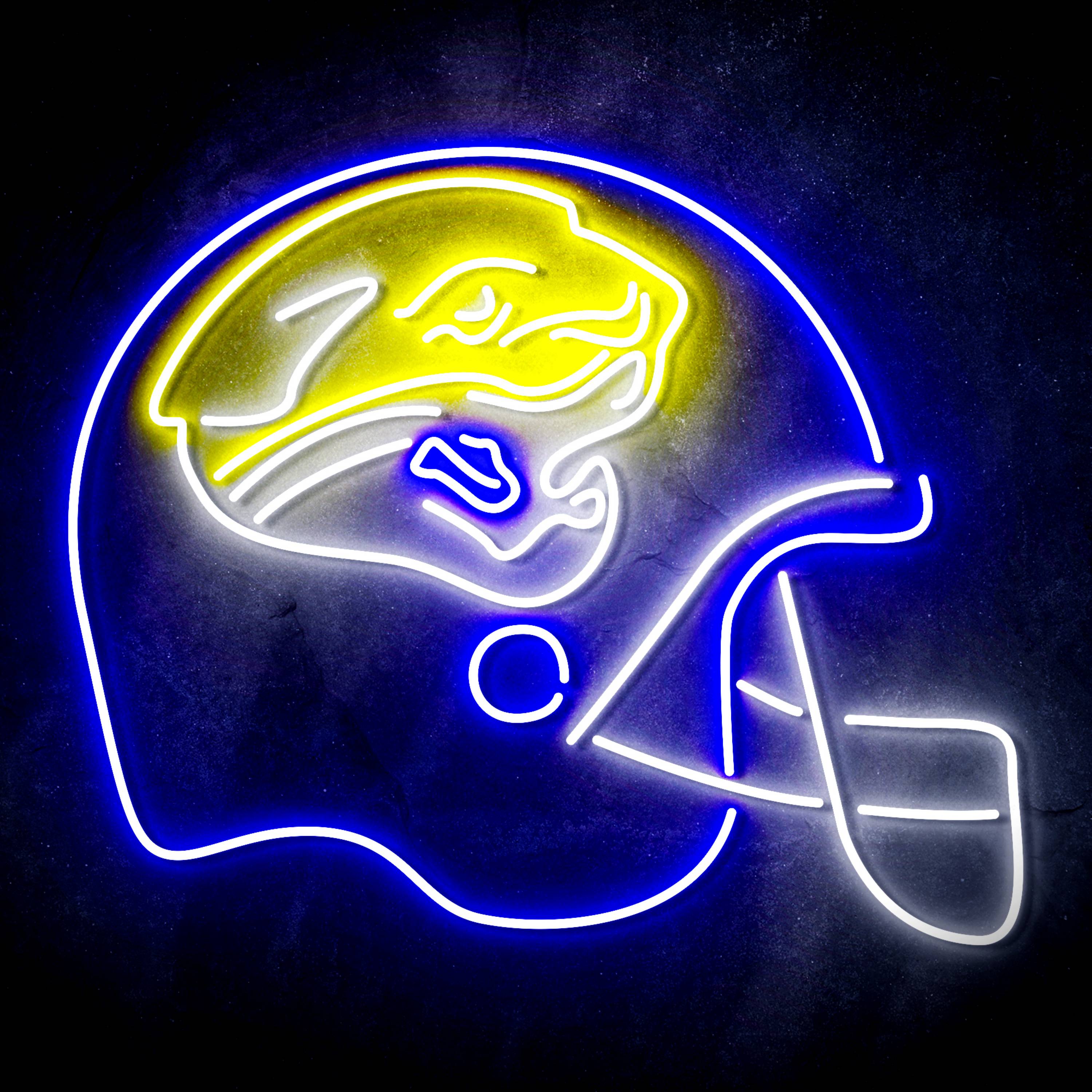 NFL Helmet Jacksonville Jaguars LED Neon Sign