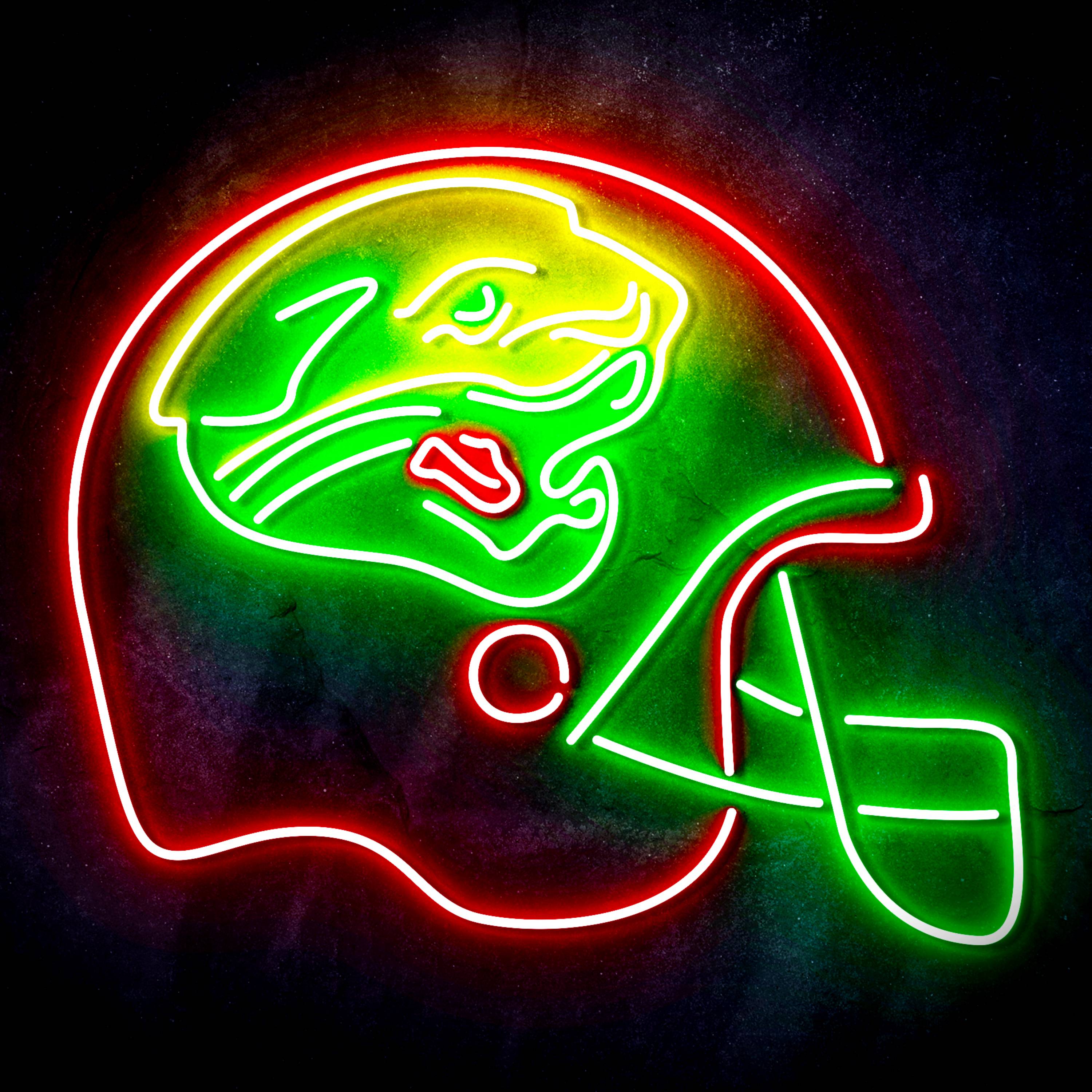 NFL Helmet Jacksonville Jaguars LED Neon Sign