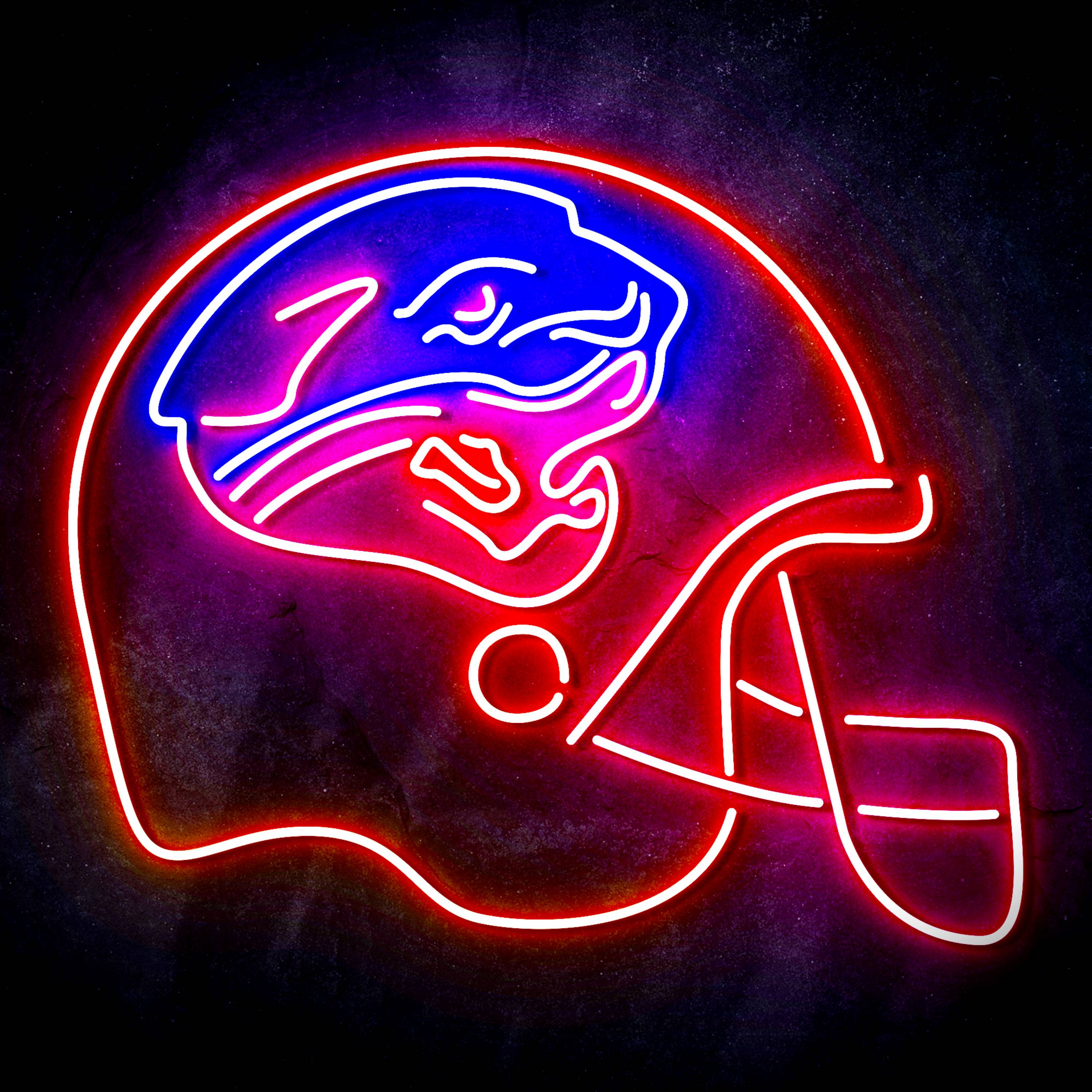 NFL Helmet Jacksonville Jaguars LED Neon Sign