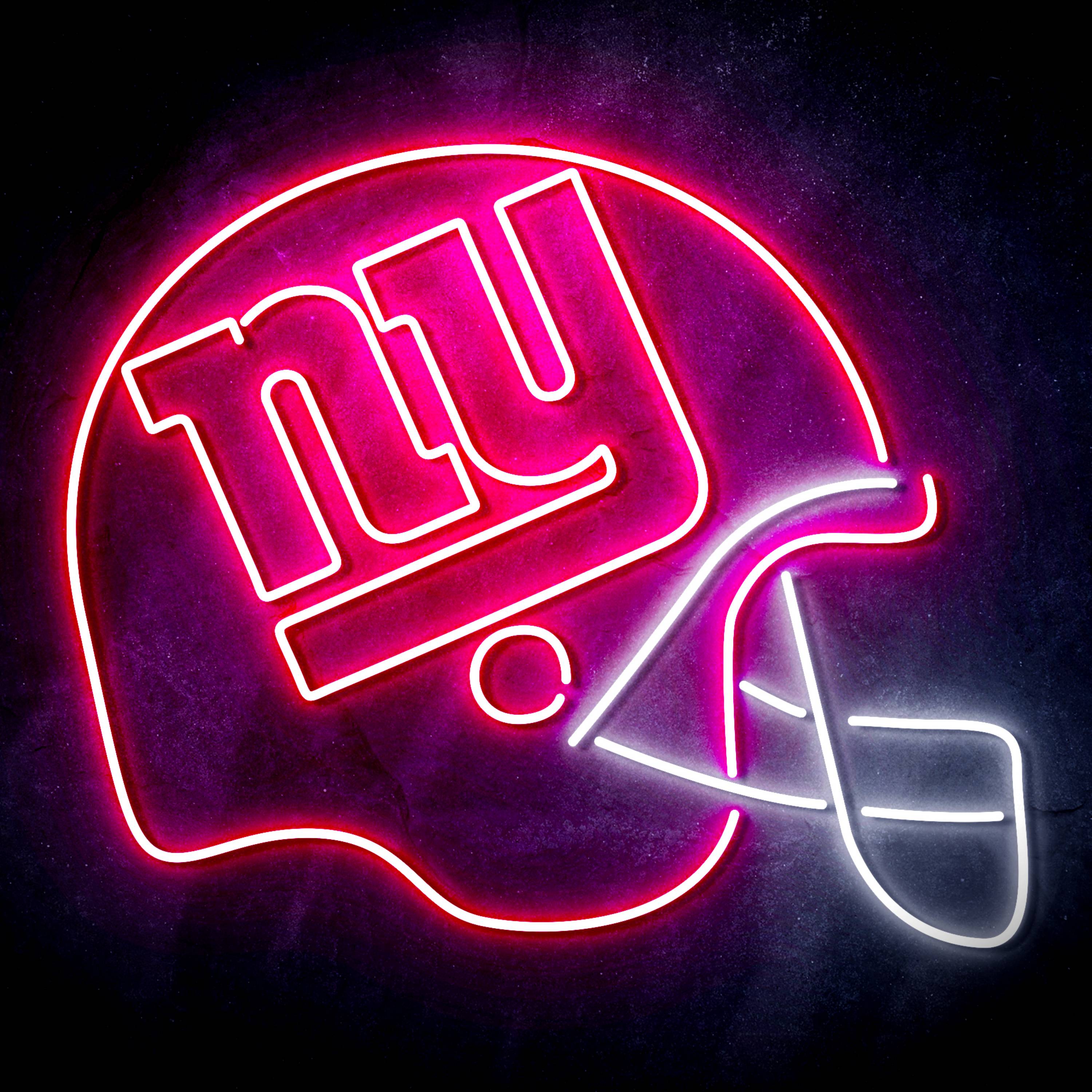 NFL Helmet New York Giants LED Neon Sign