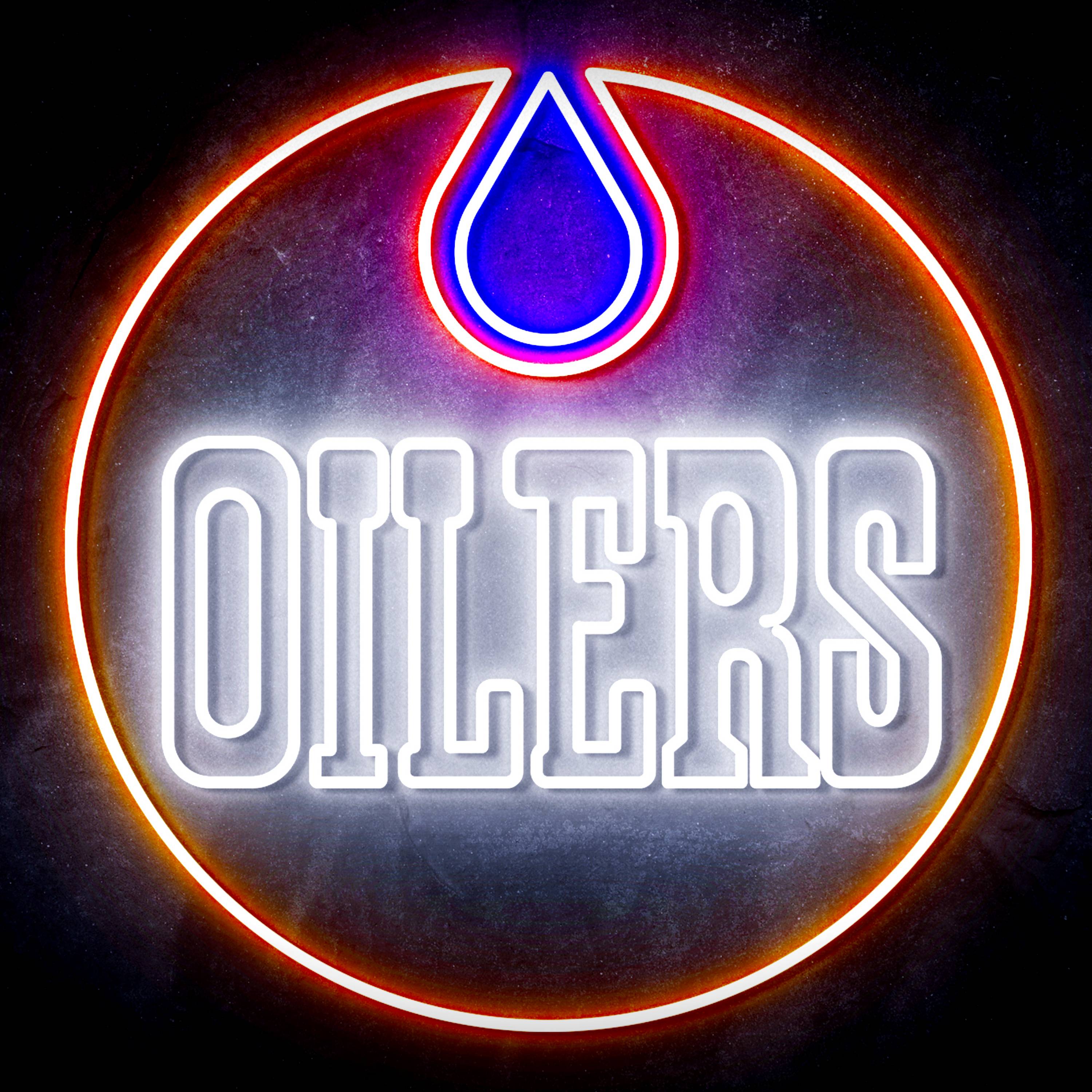 NHL Edmonton Oilers LED Neon Sign