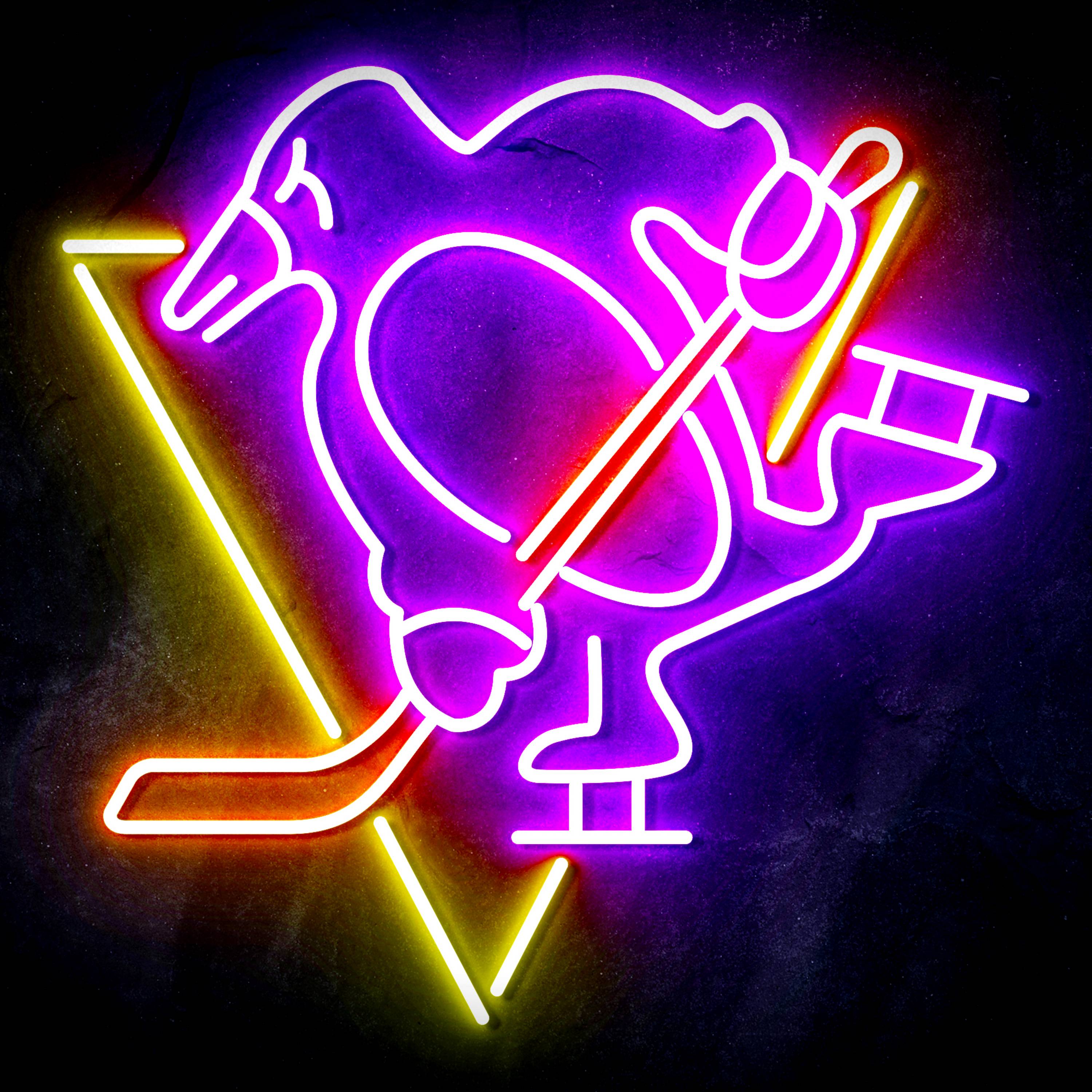 NHL Pittsburgh Penguins LED Neon Sign