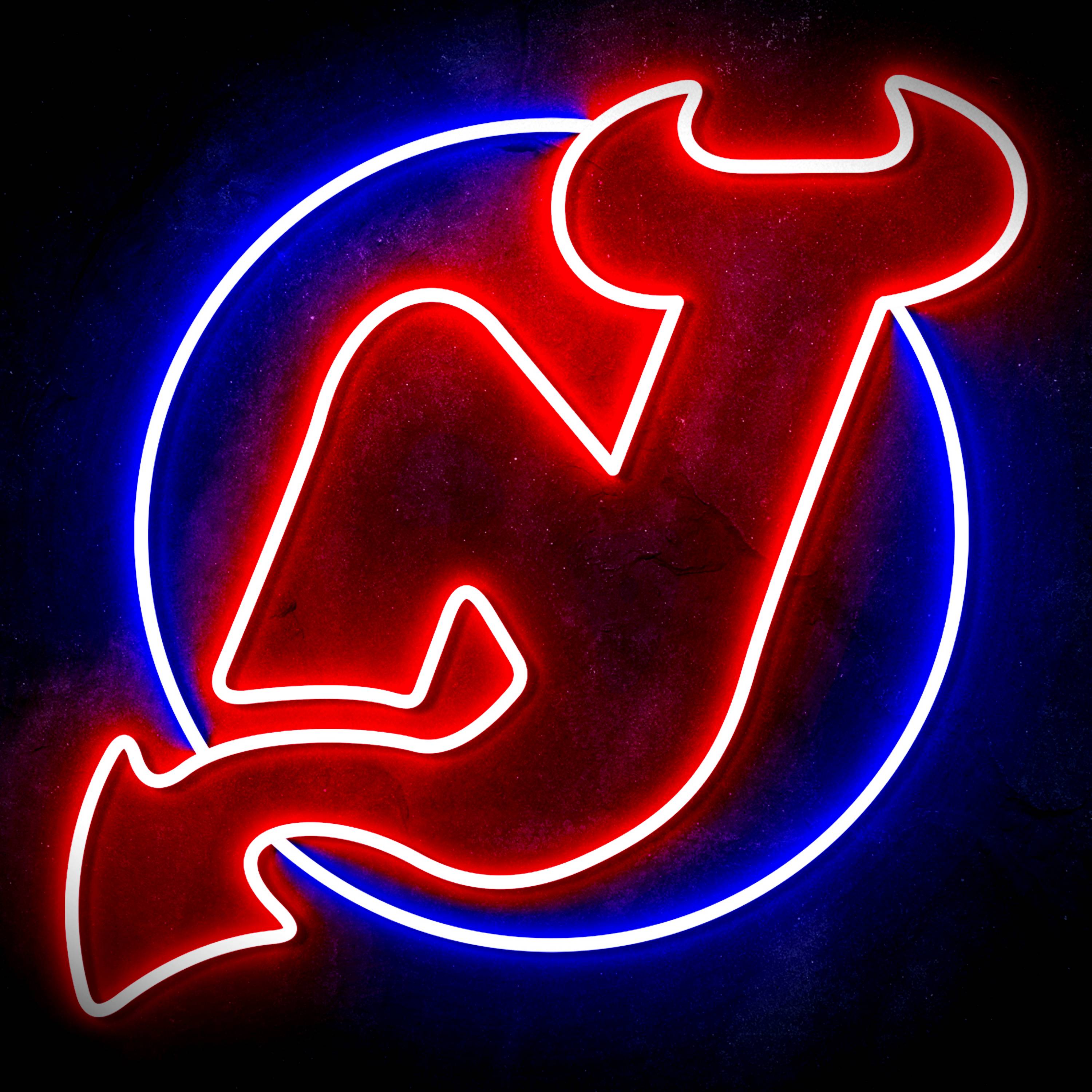 MHL New Jersey Devils LED Neon Sign