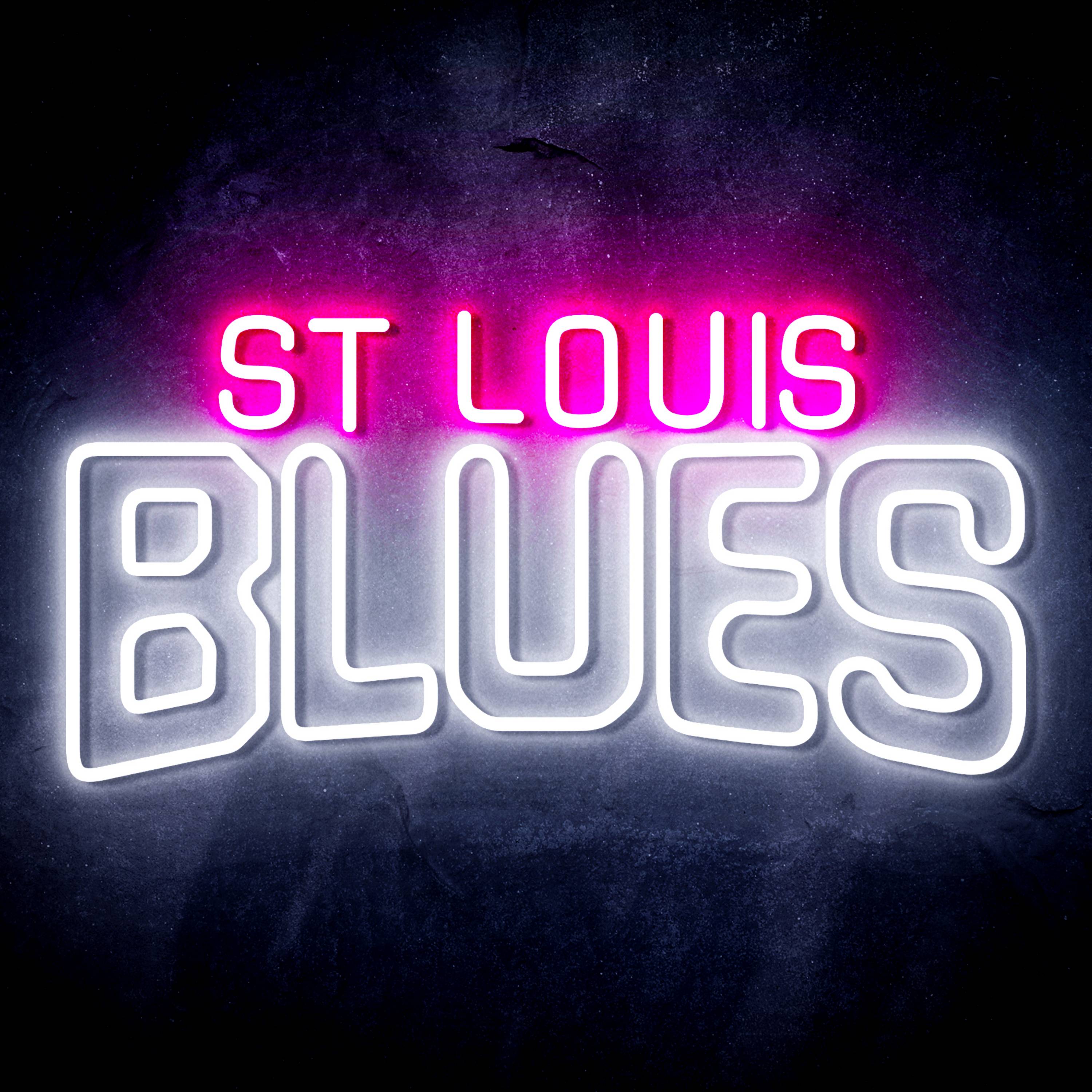 NHL St. Louis Blues LED Neon Sign