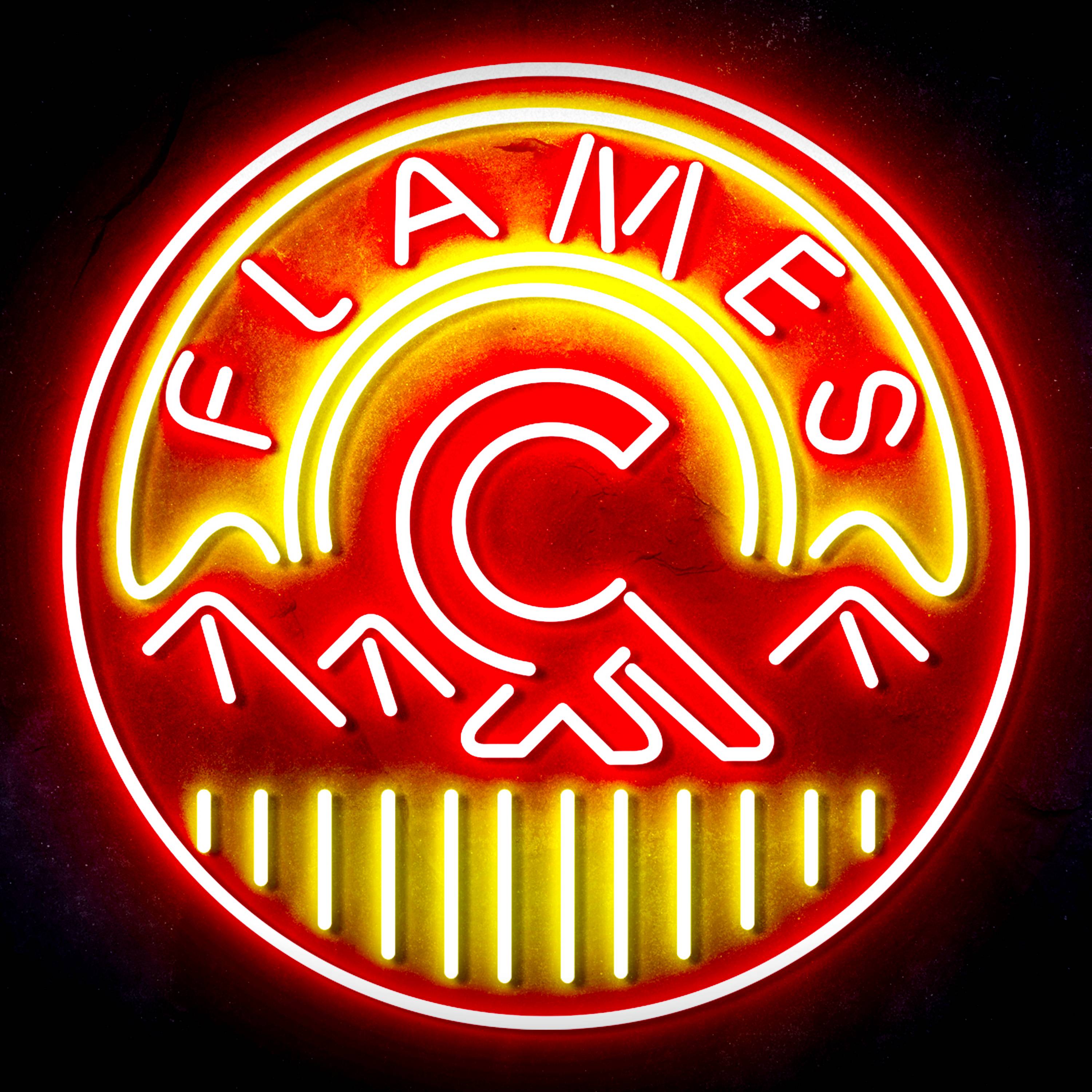 NHL Calgary Flames LED Neon Sign