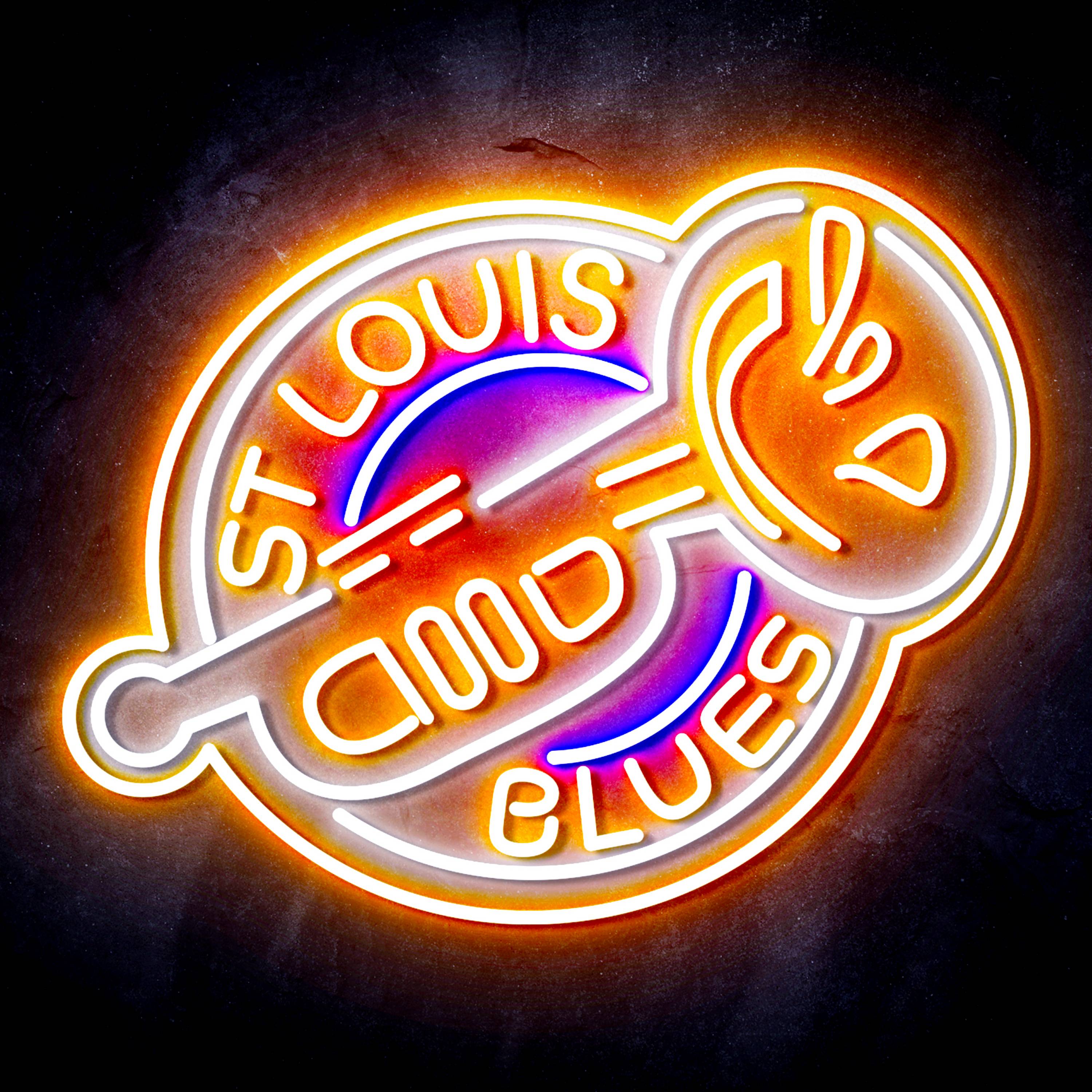 NHL St. Louis Blues LED Neon Sign