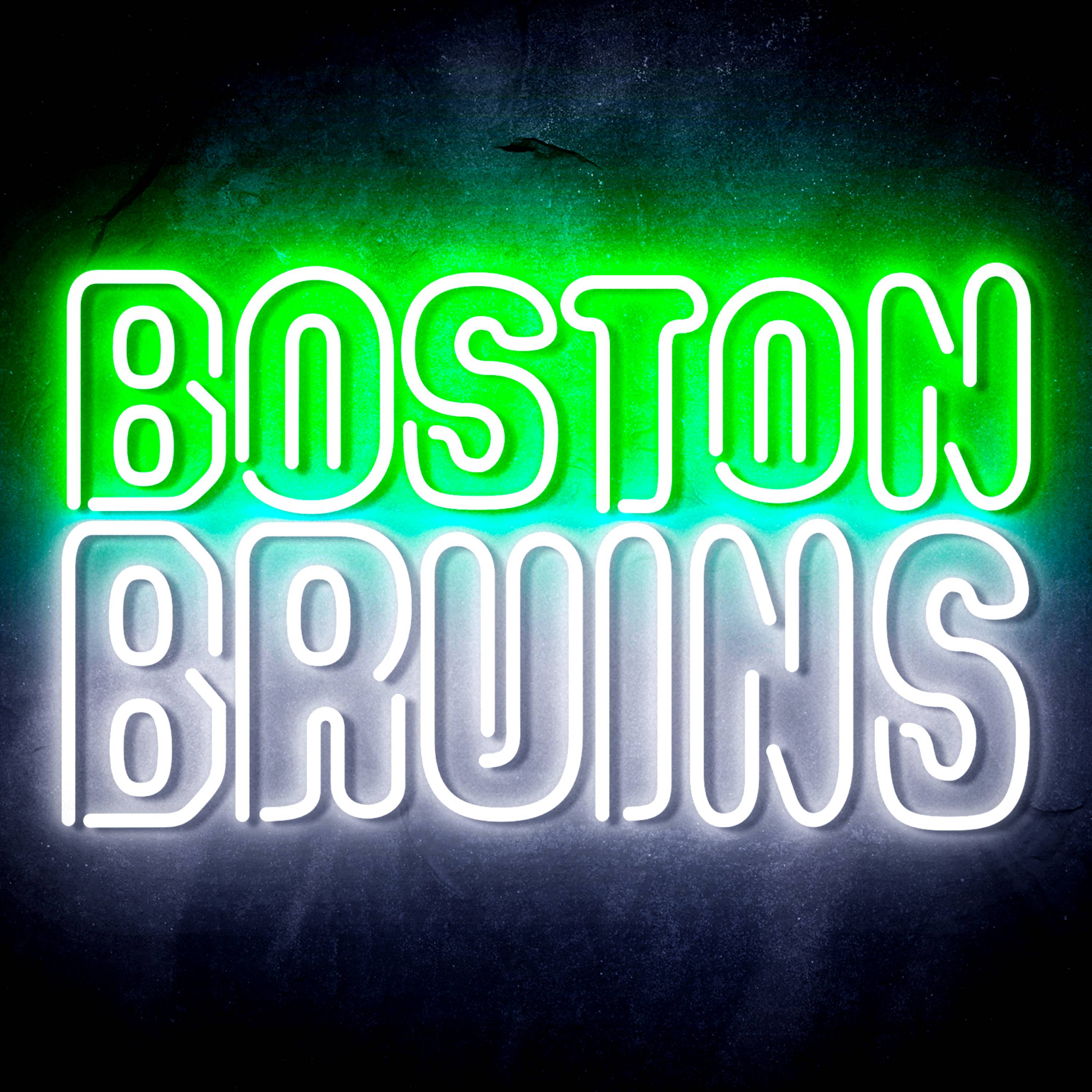 NHL Boston Bruins LED Neon Sign