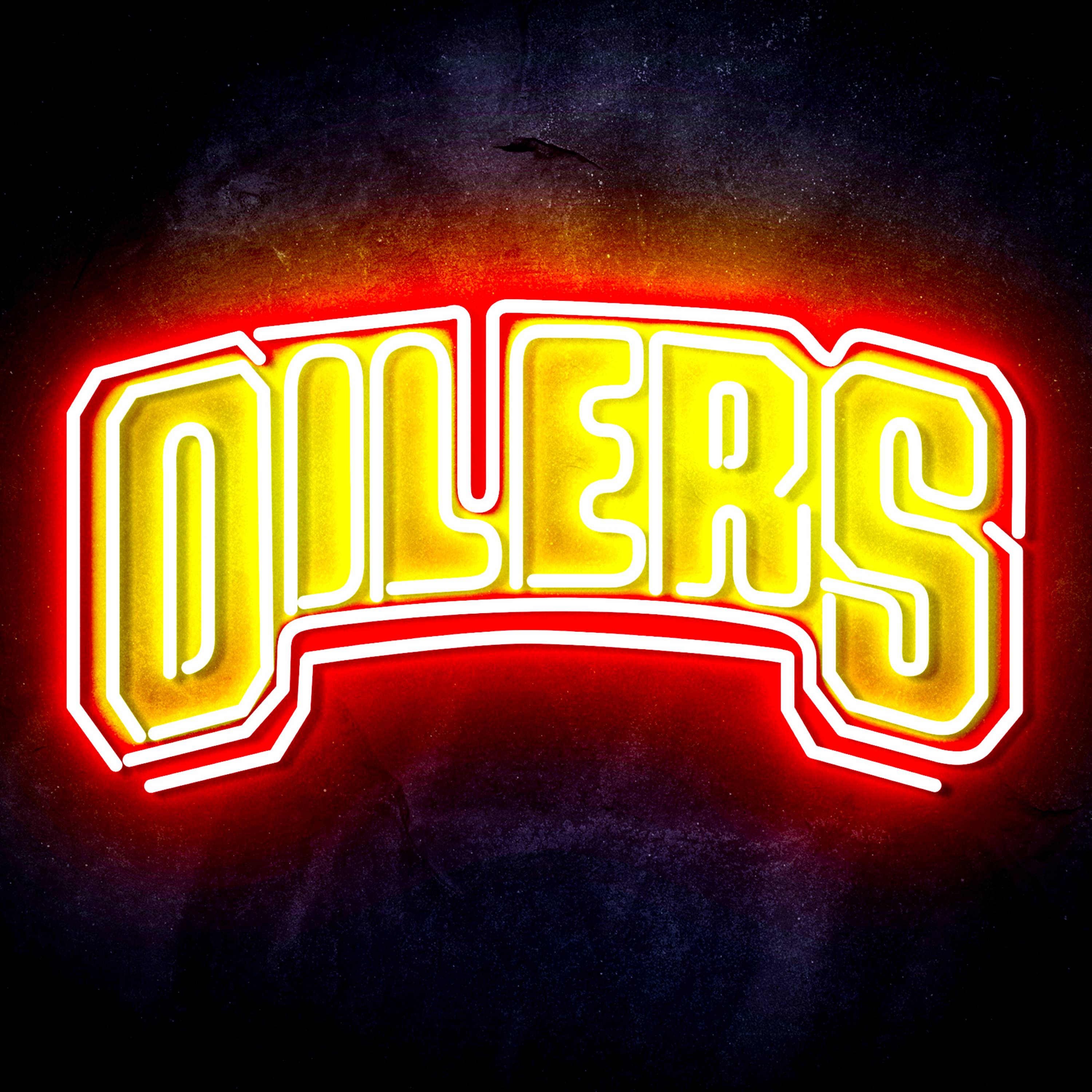 NHL Edmonton Oilers LED Neon Sign