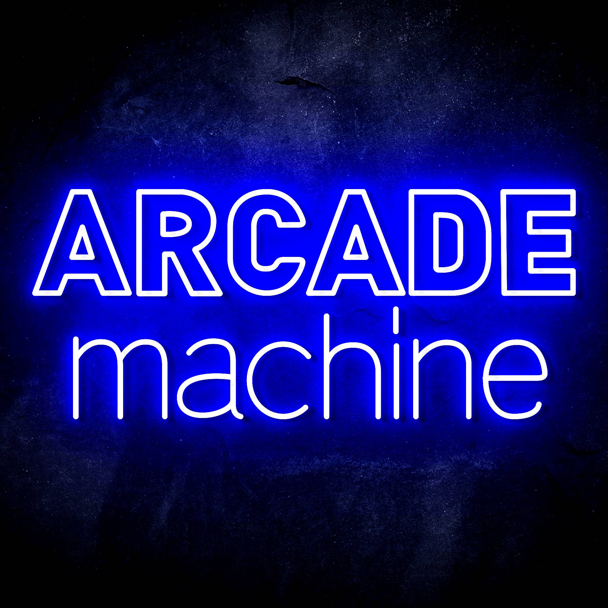 "ARCADE machine" Text Quote LED Neon Sign