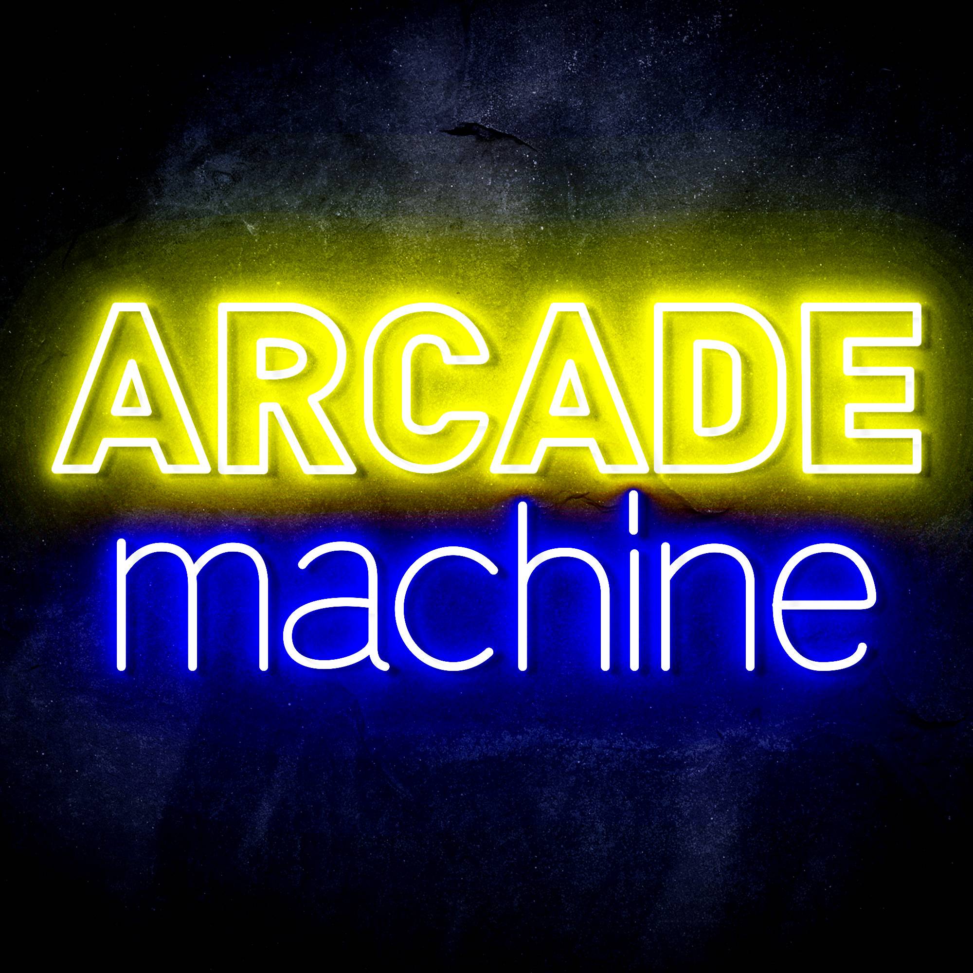 "ARCADE machine" Text Quote LED Neon Sign