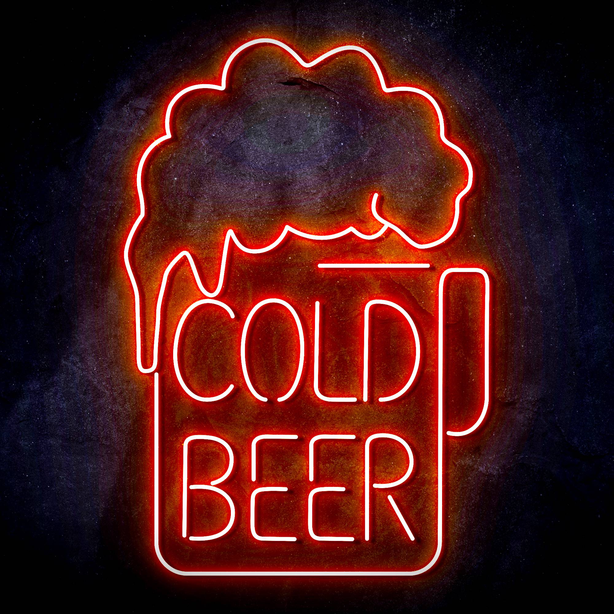 Cold Beer LED Neon Sign