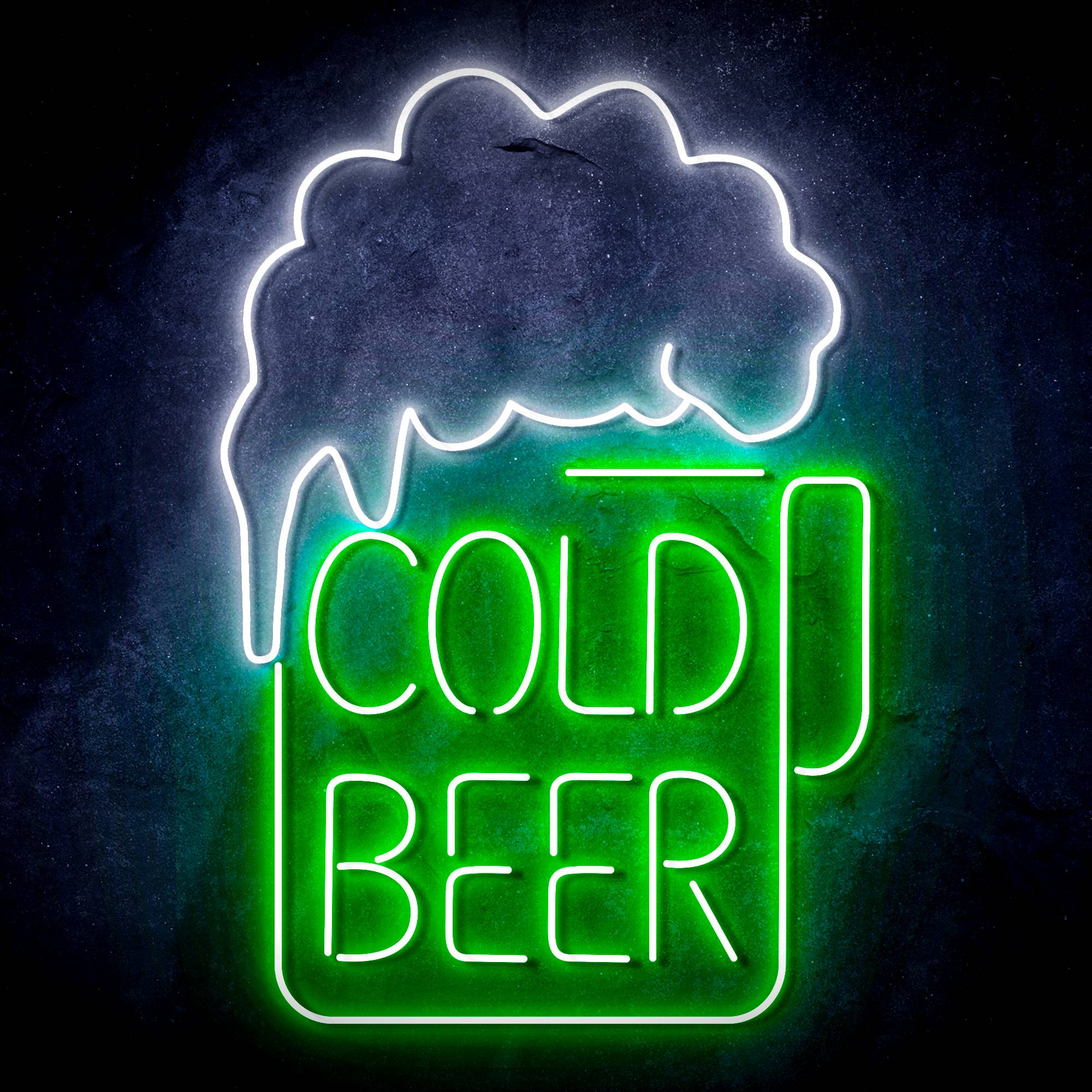 Cold Beer LED Neon Sign