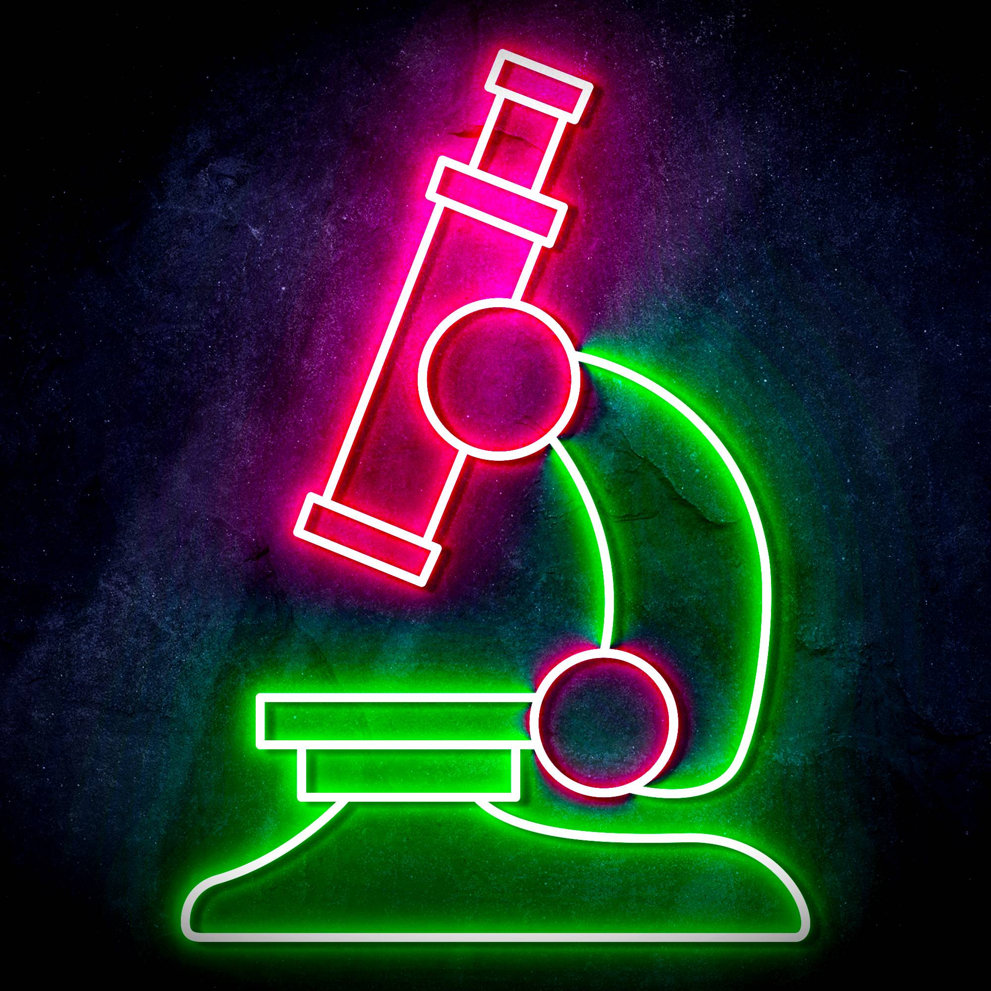 Microscope LED Neon Sign