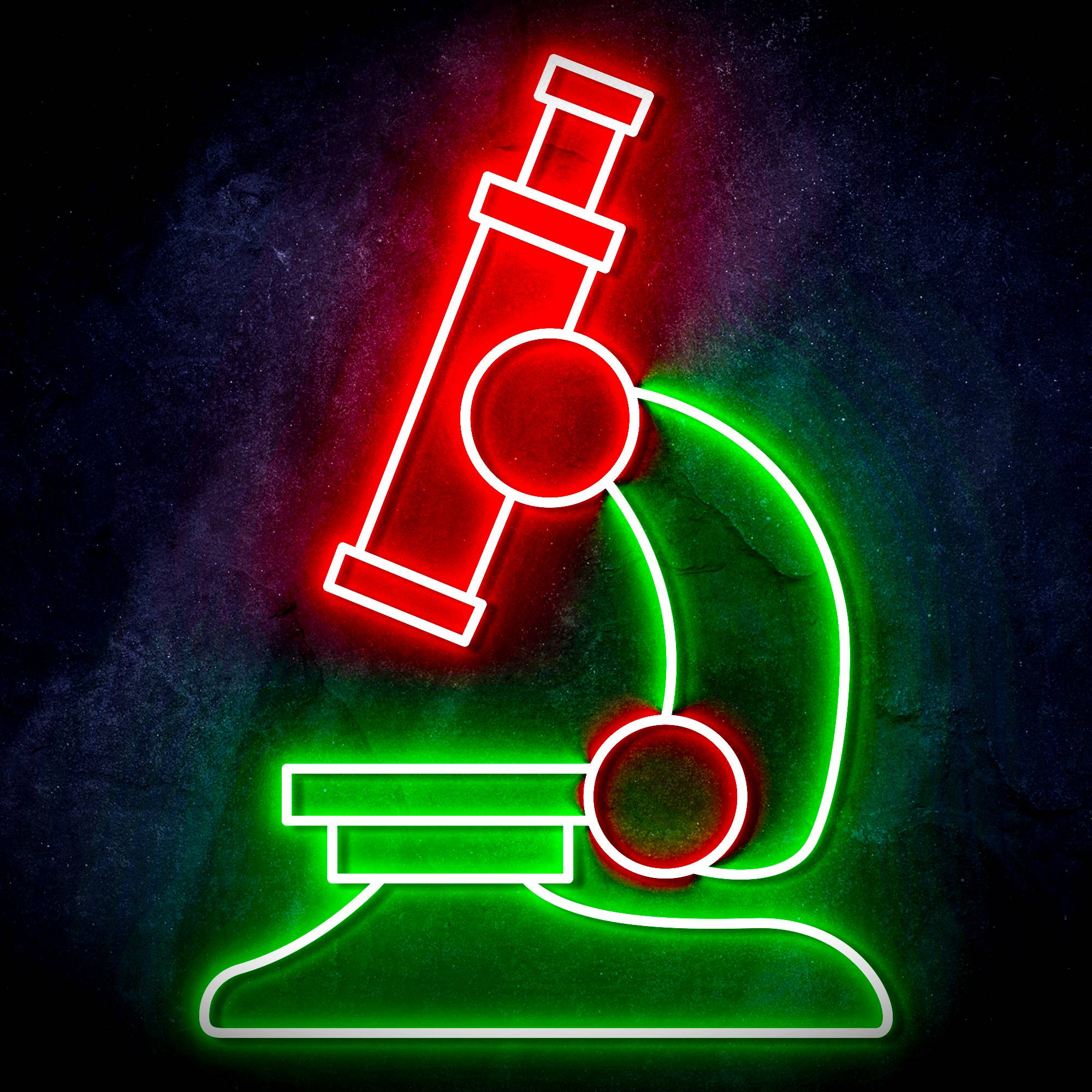 Microscope LED Neon Sign