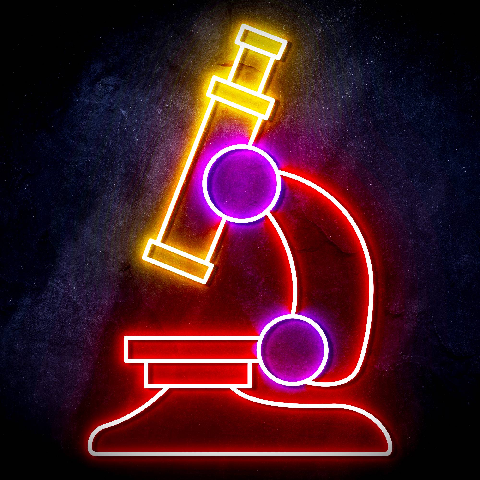 Microscope LED Neon Sign