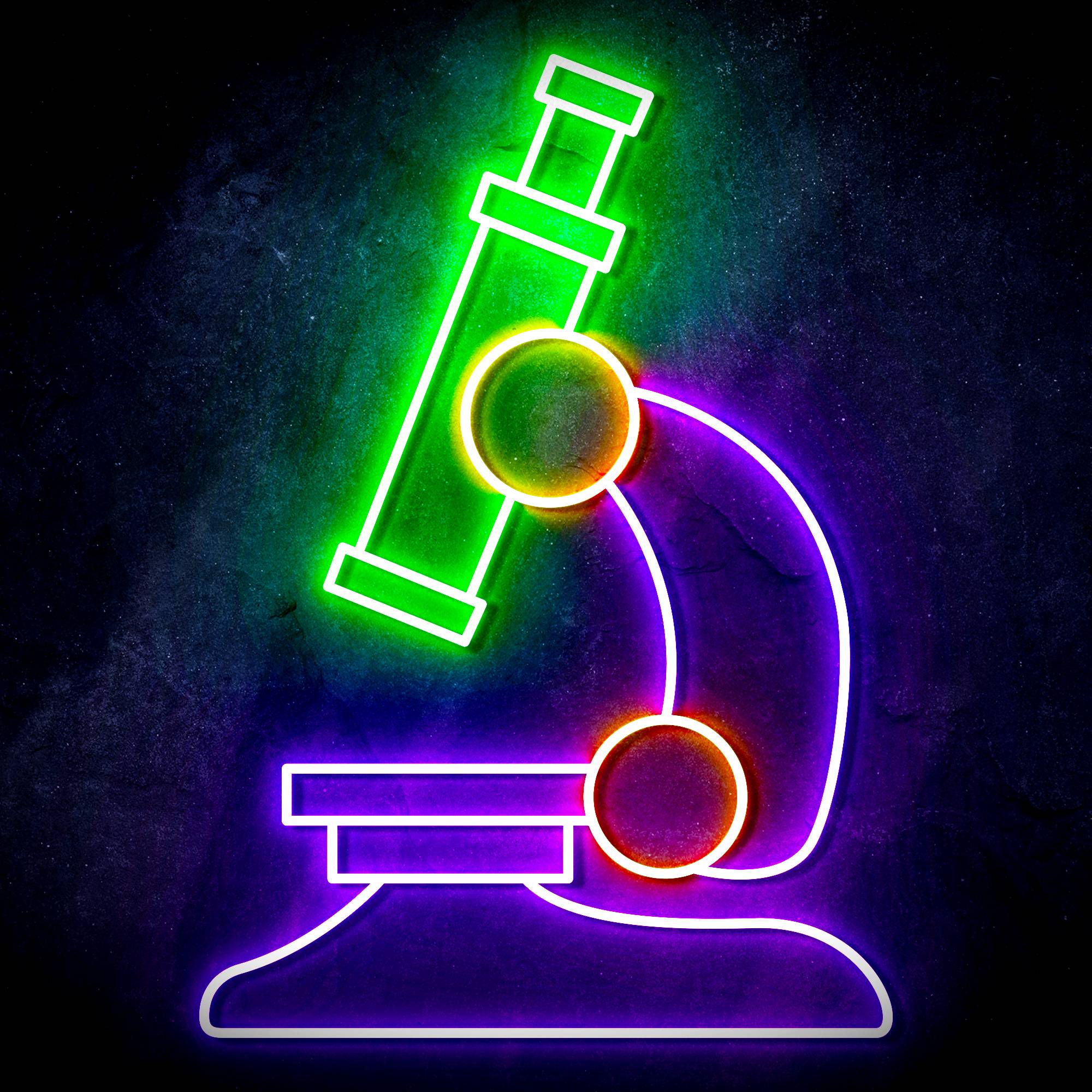 Microscope LED Neon Sign