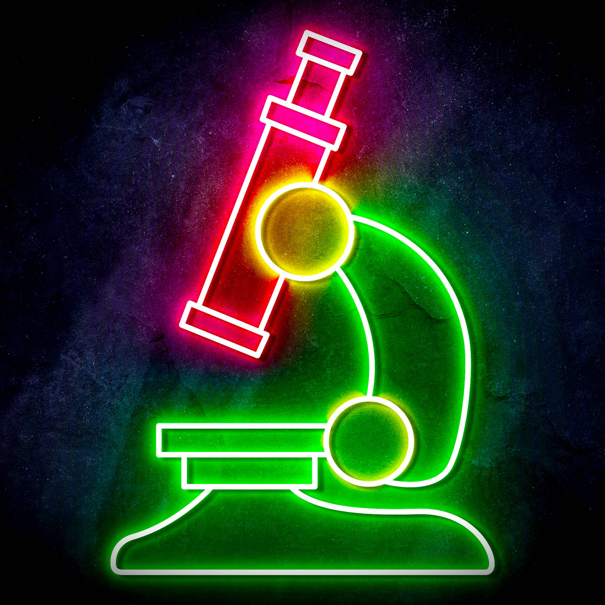 Microscope LED Neon Sign