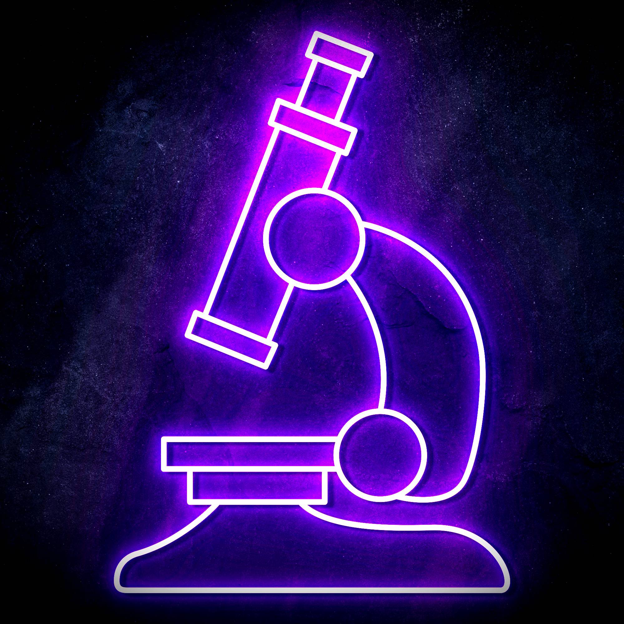 Microscope LED Neon Sign