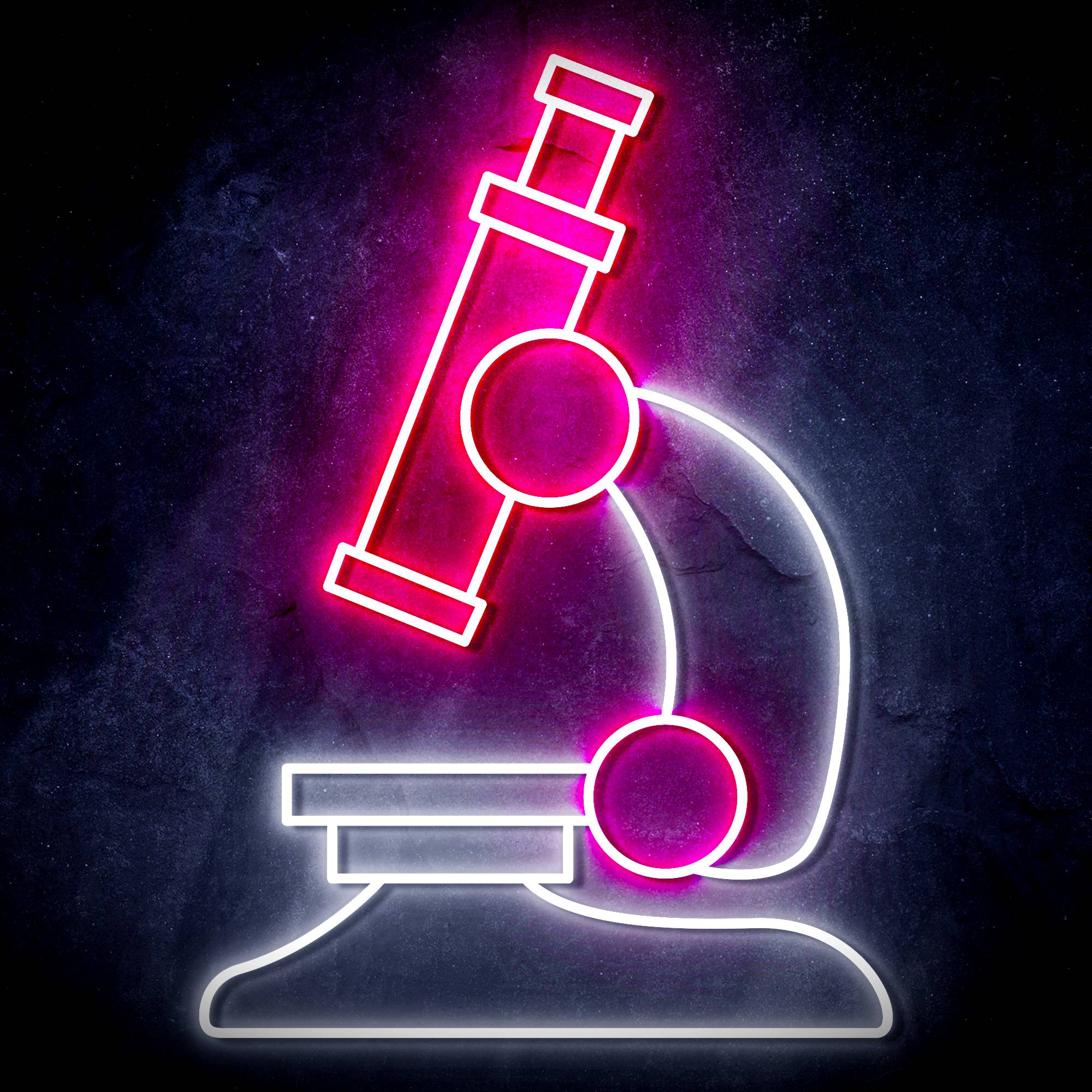 Microscope LED Neon Sign