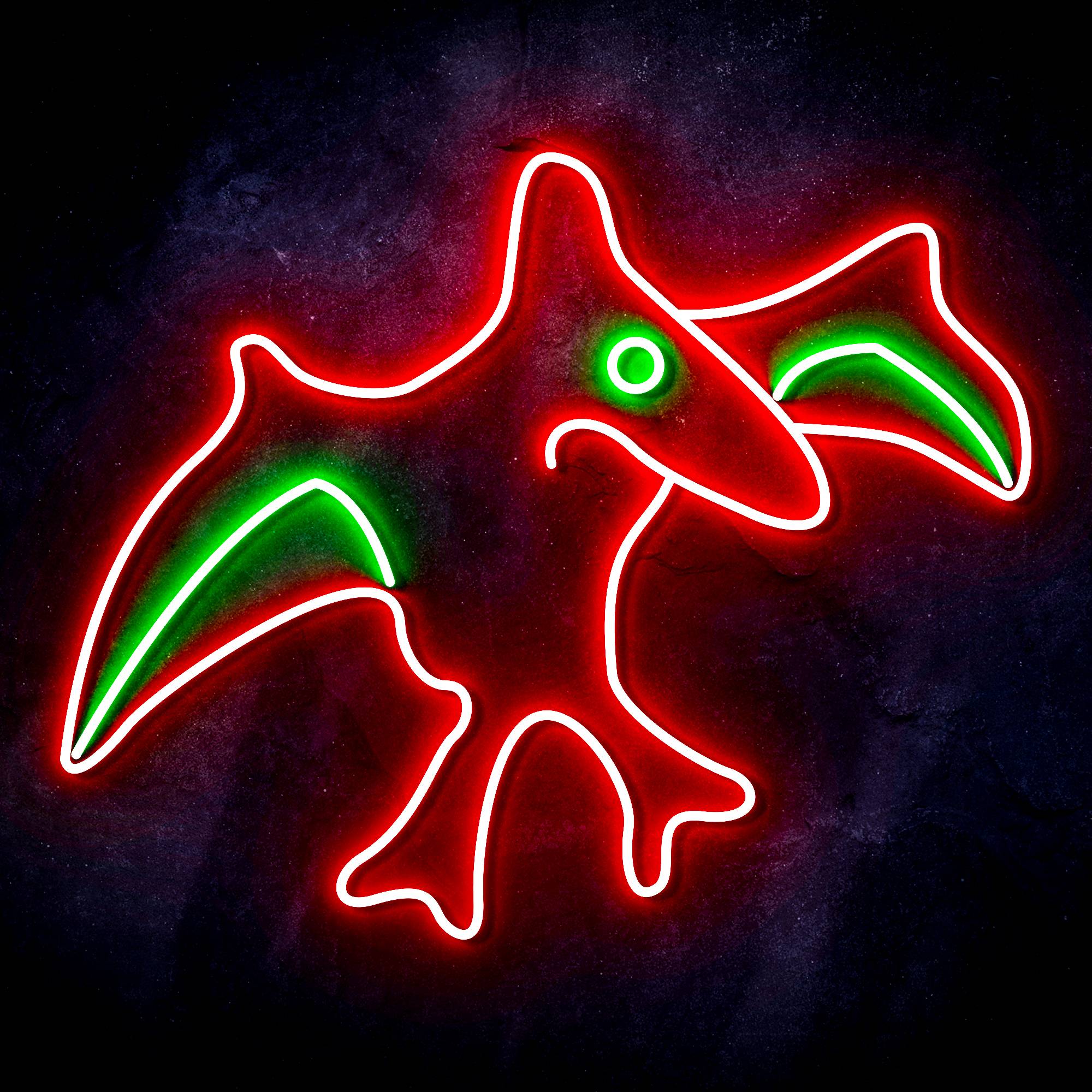 Pterodactyl Dinosaur LED Neon Sign