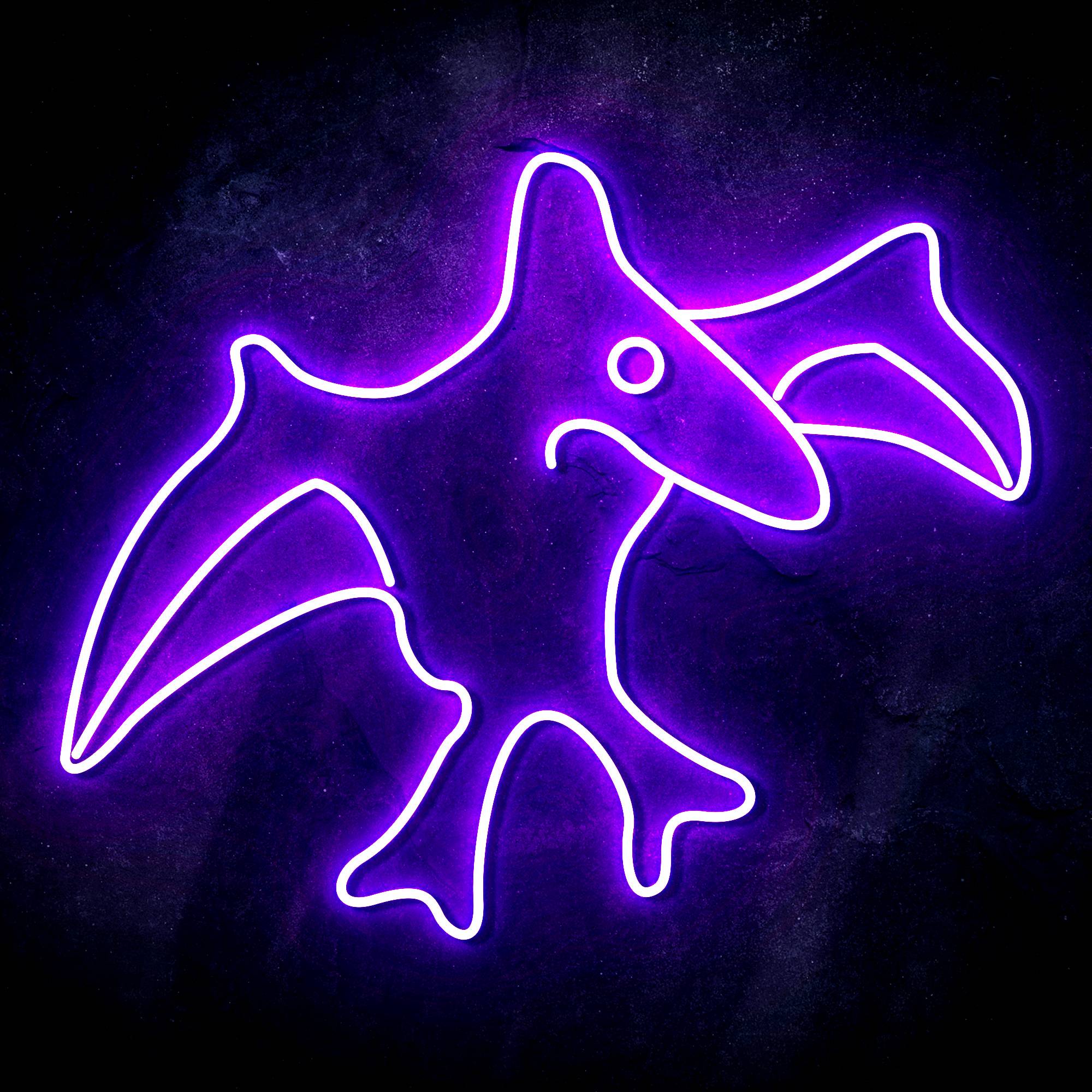 Pterodactyl Dinosaur LED Neon Sign