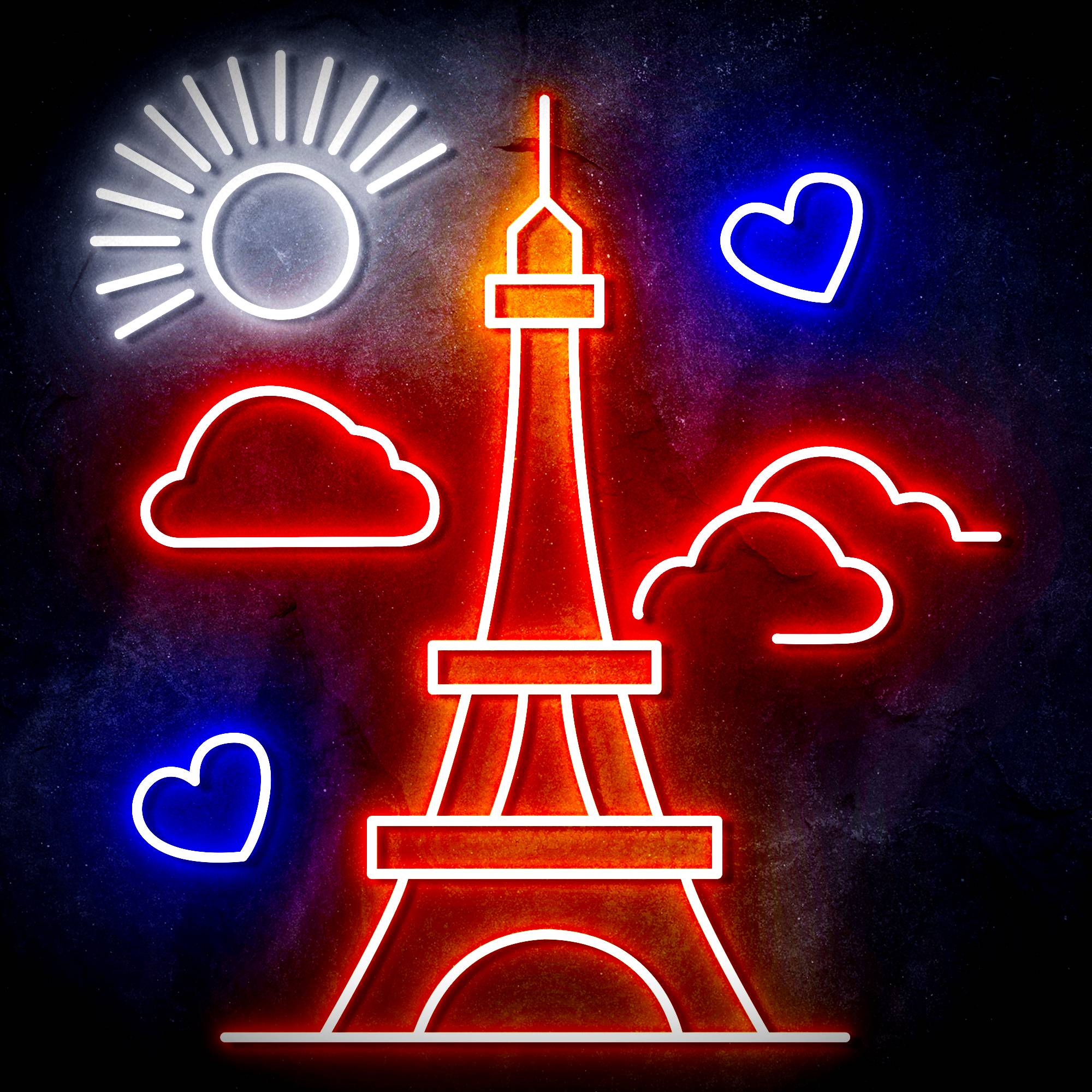 The Eiffel Tower LED Neon Sign