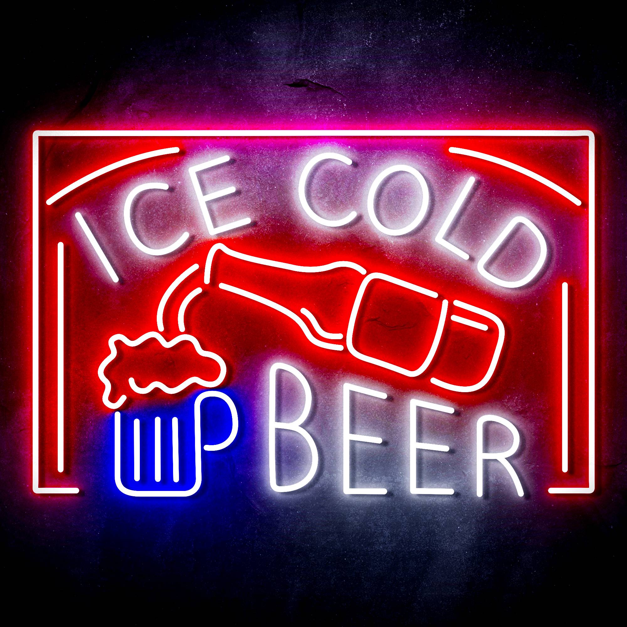 ICE COLD BEER Signag LED Neon Sign