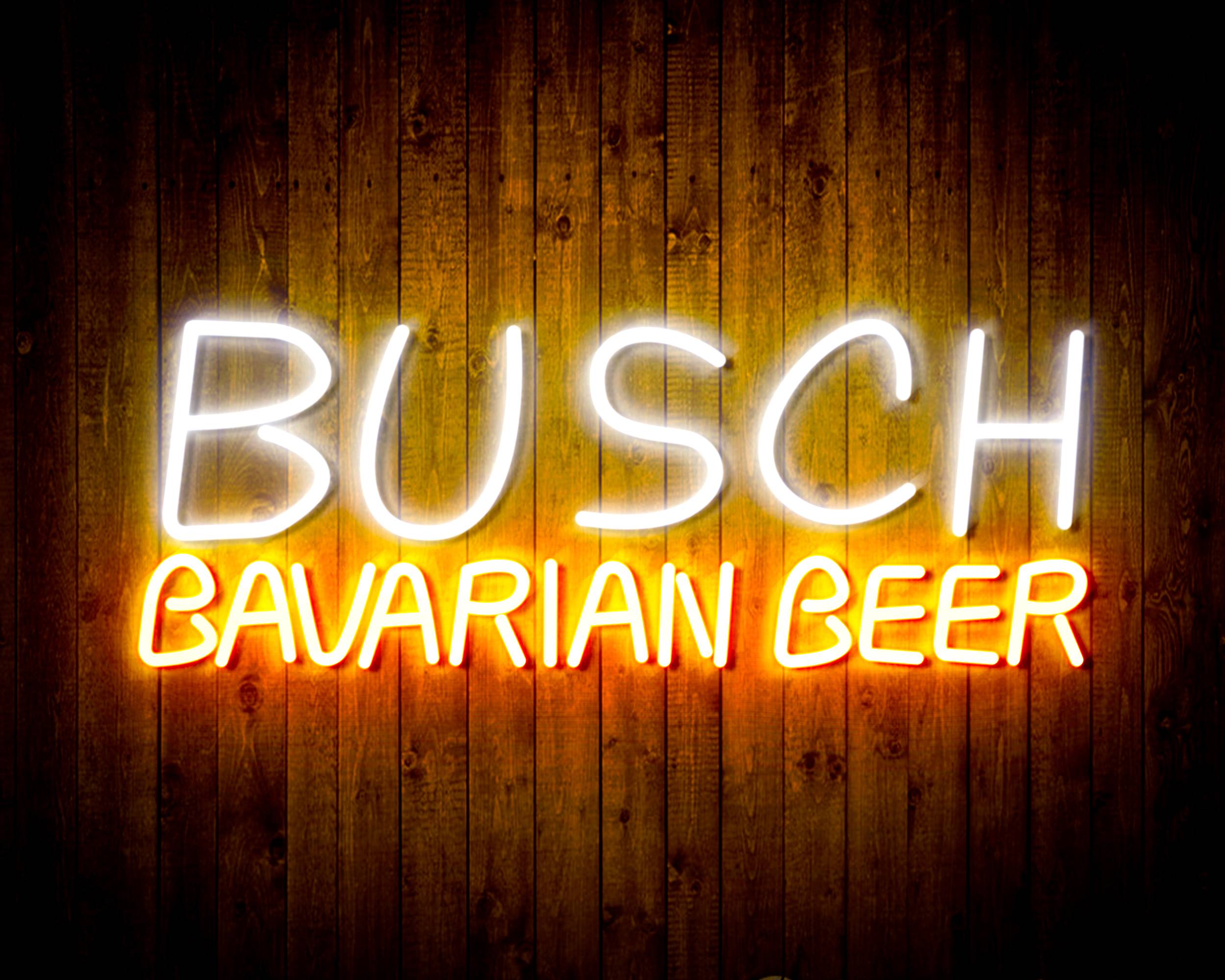 Busch Bavarian Beer Bar Neon LED Sign