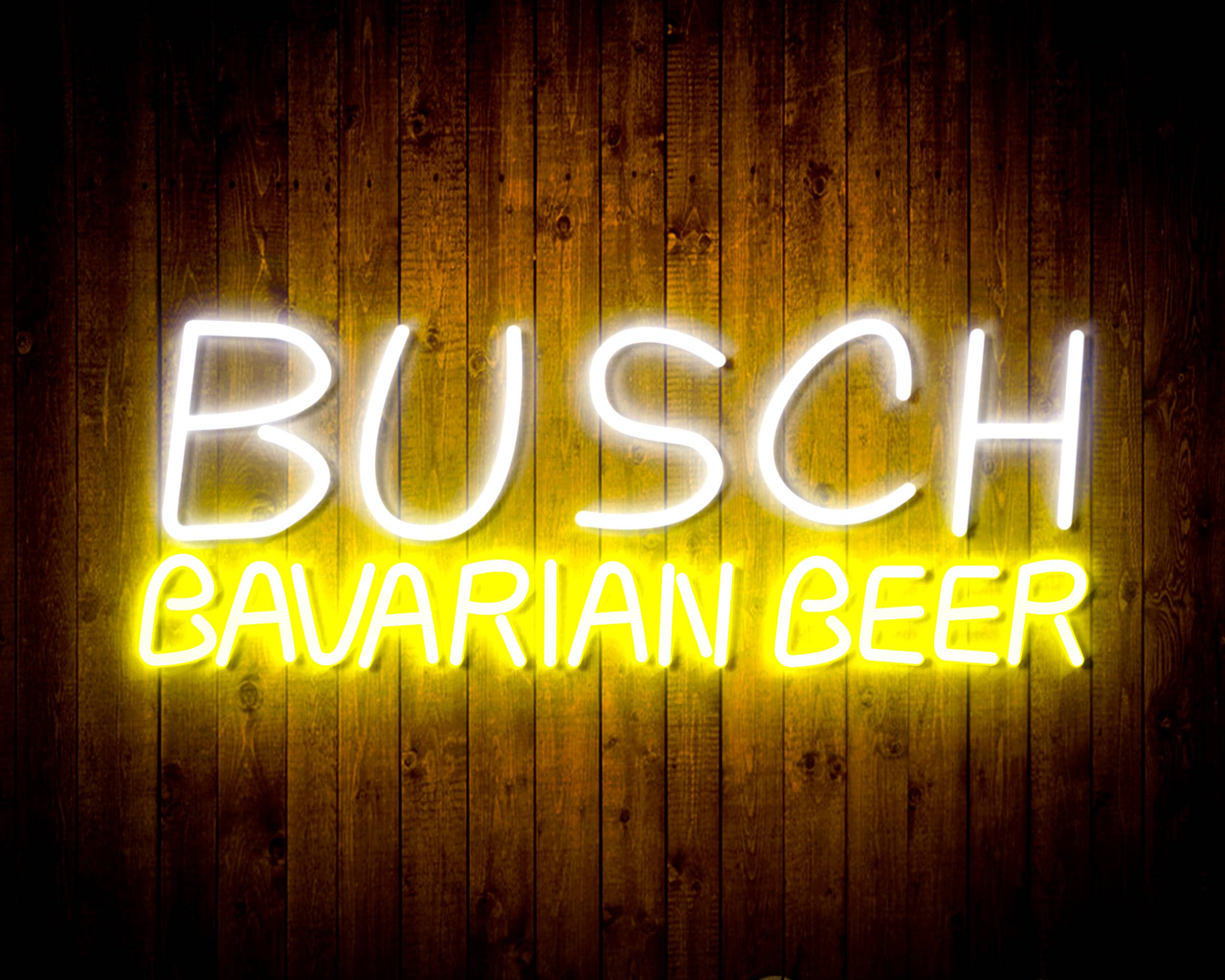 Busch Bavarian Beer Bar Neon LED Sign
