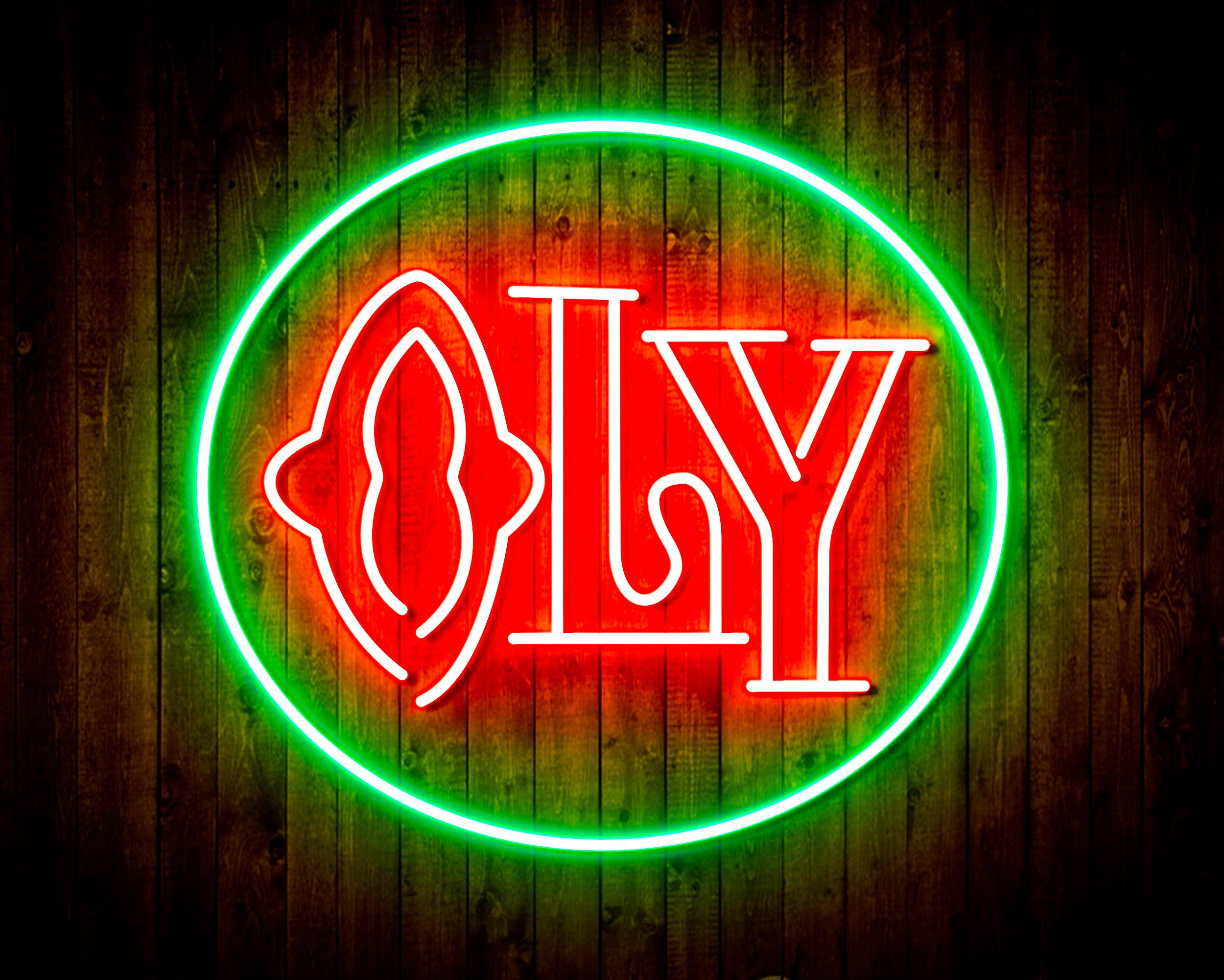 OLY Bar Neon LED Sign