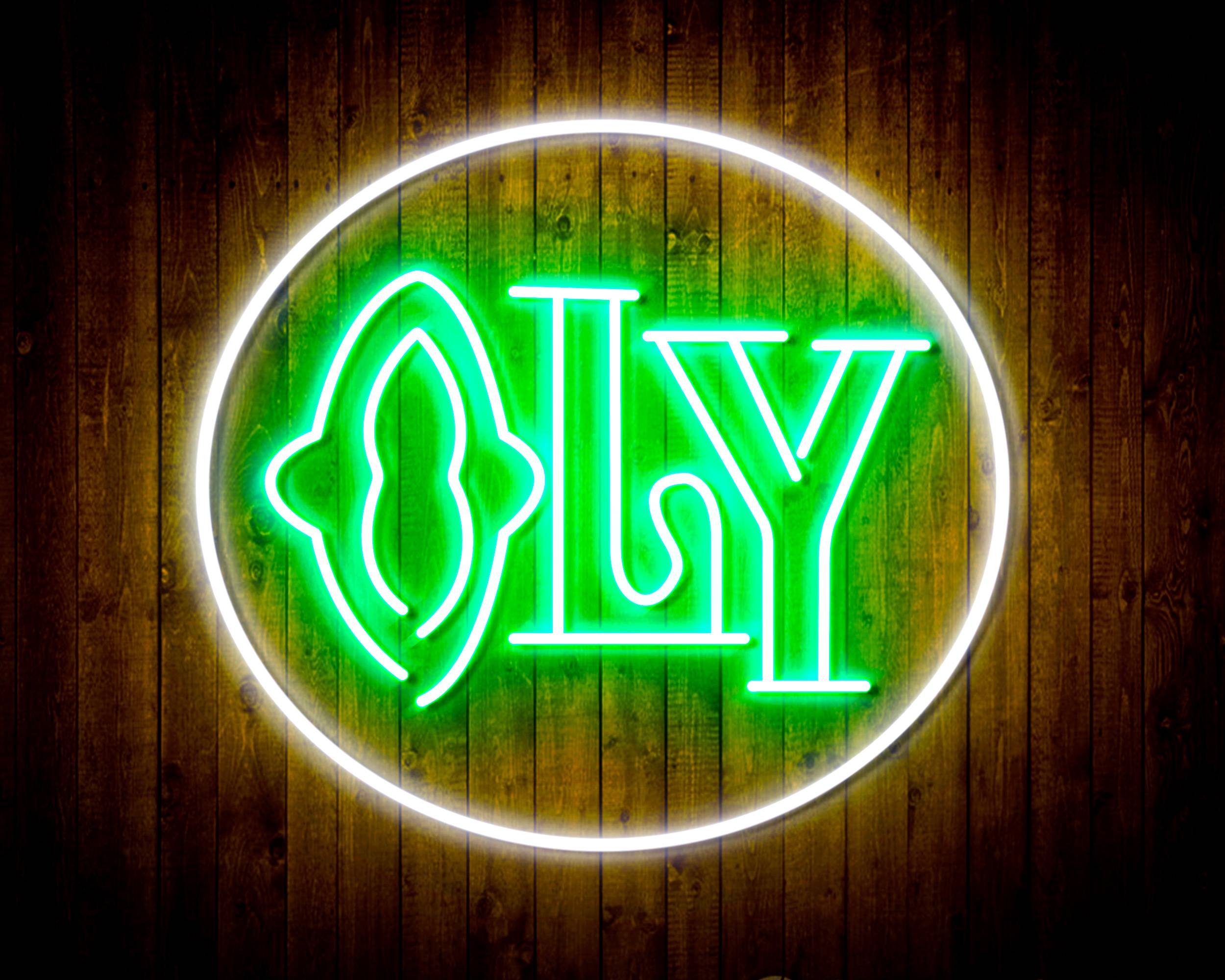 OLY Bar Neon LED Sign