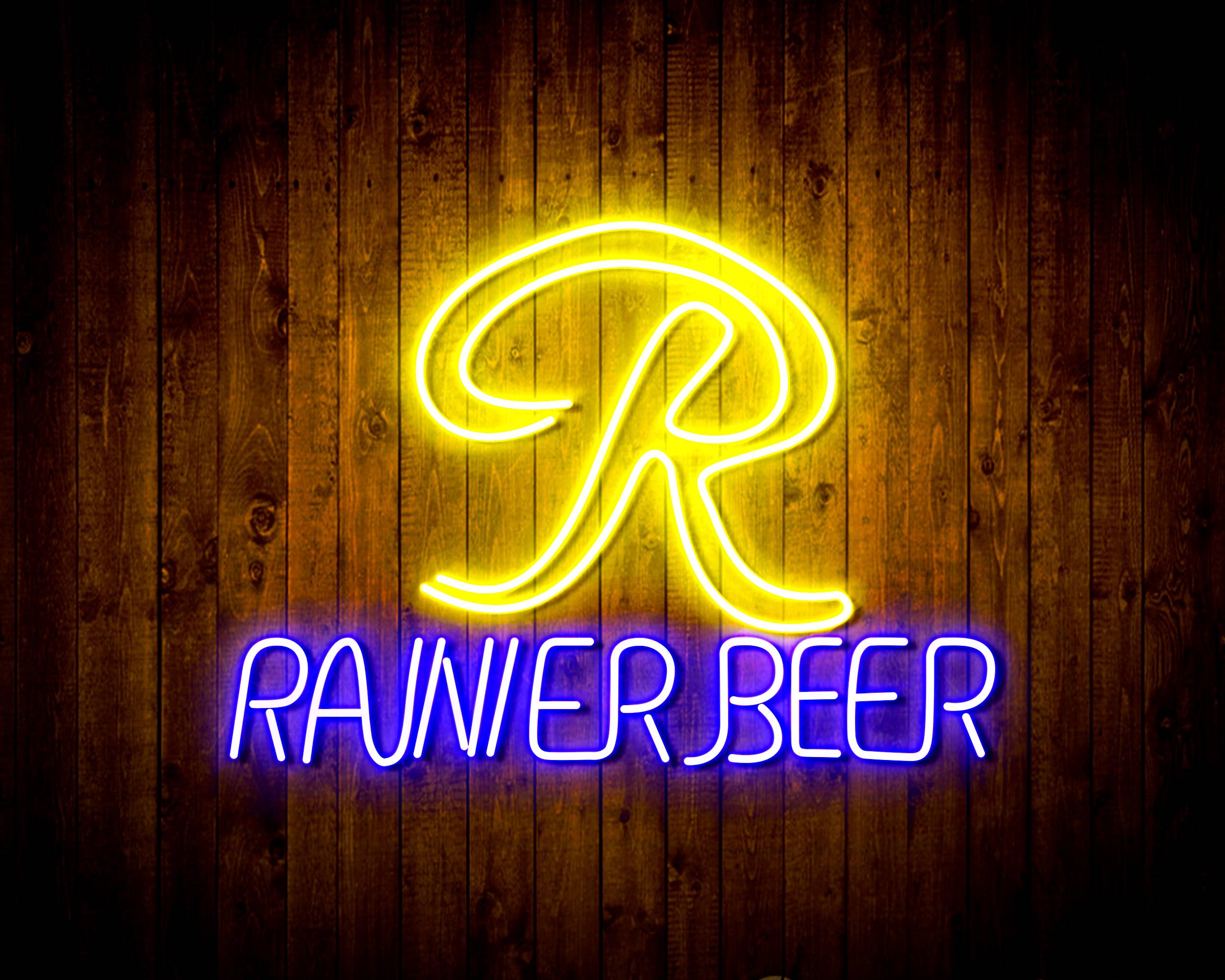 Rainier Beer Bar Neon LED Sign
