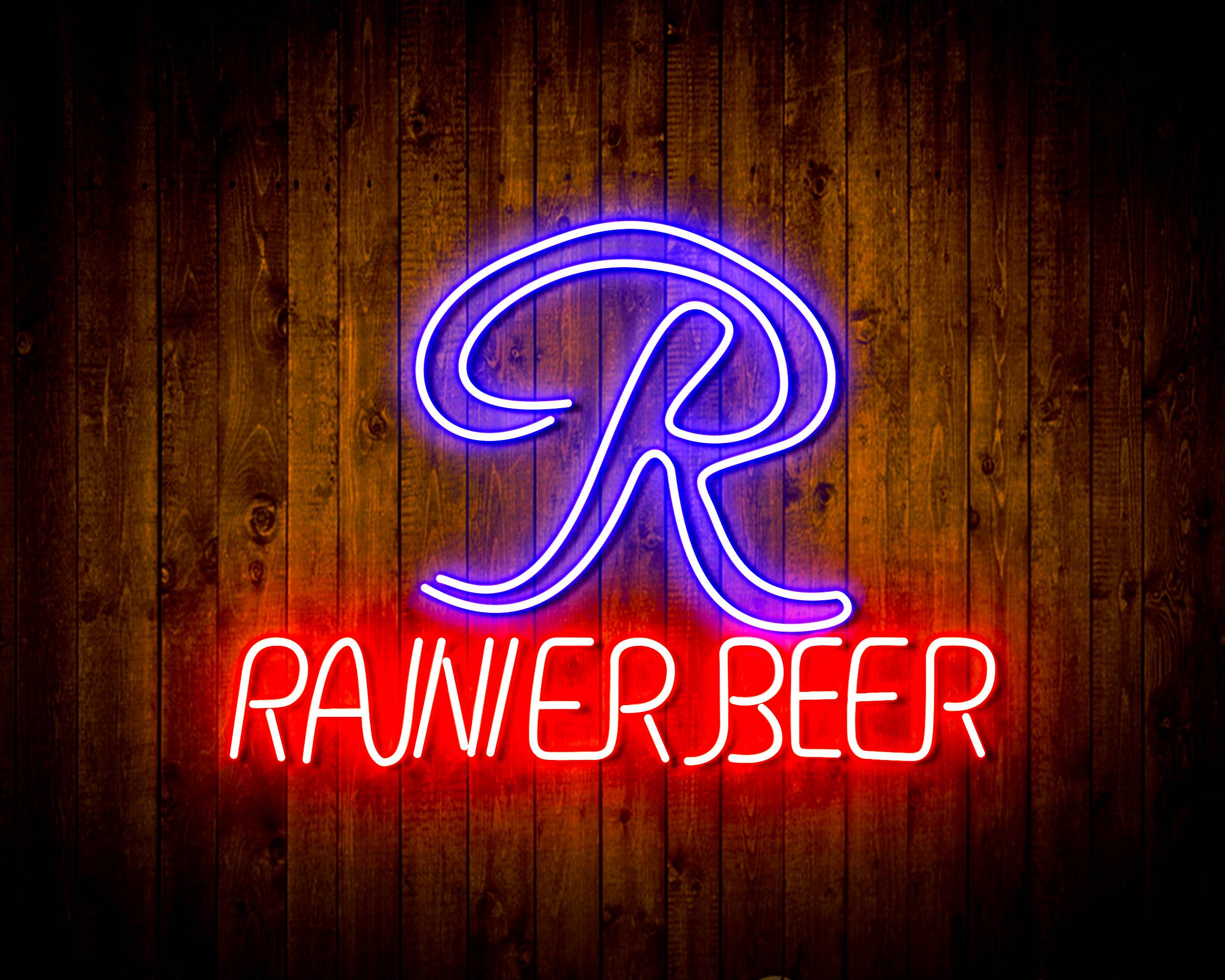 Rainier Beer Bar Neon LED Sign