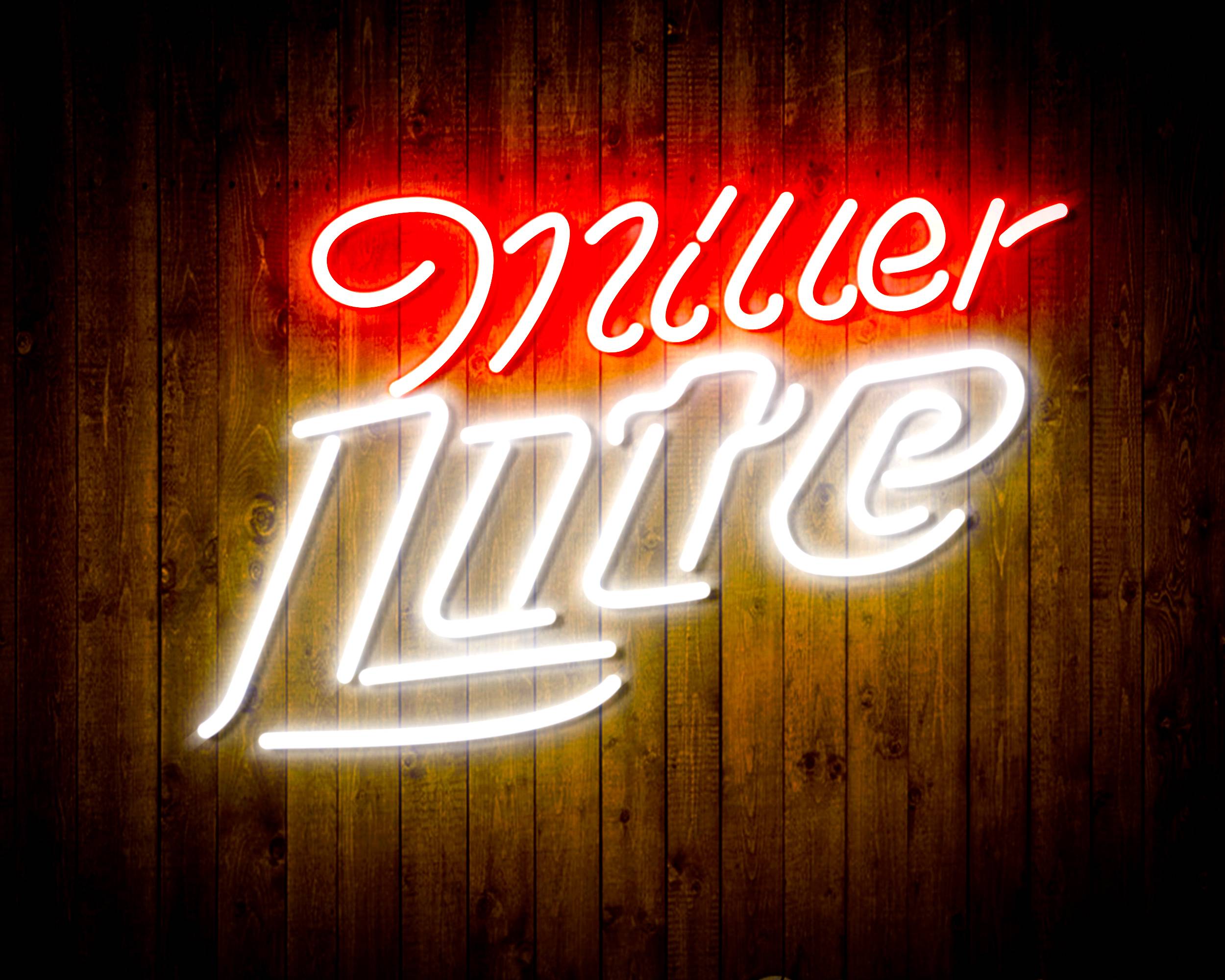 Miller Lite Bar Neon LED Sign