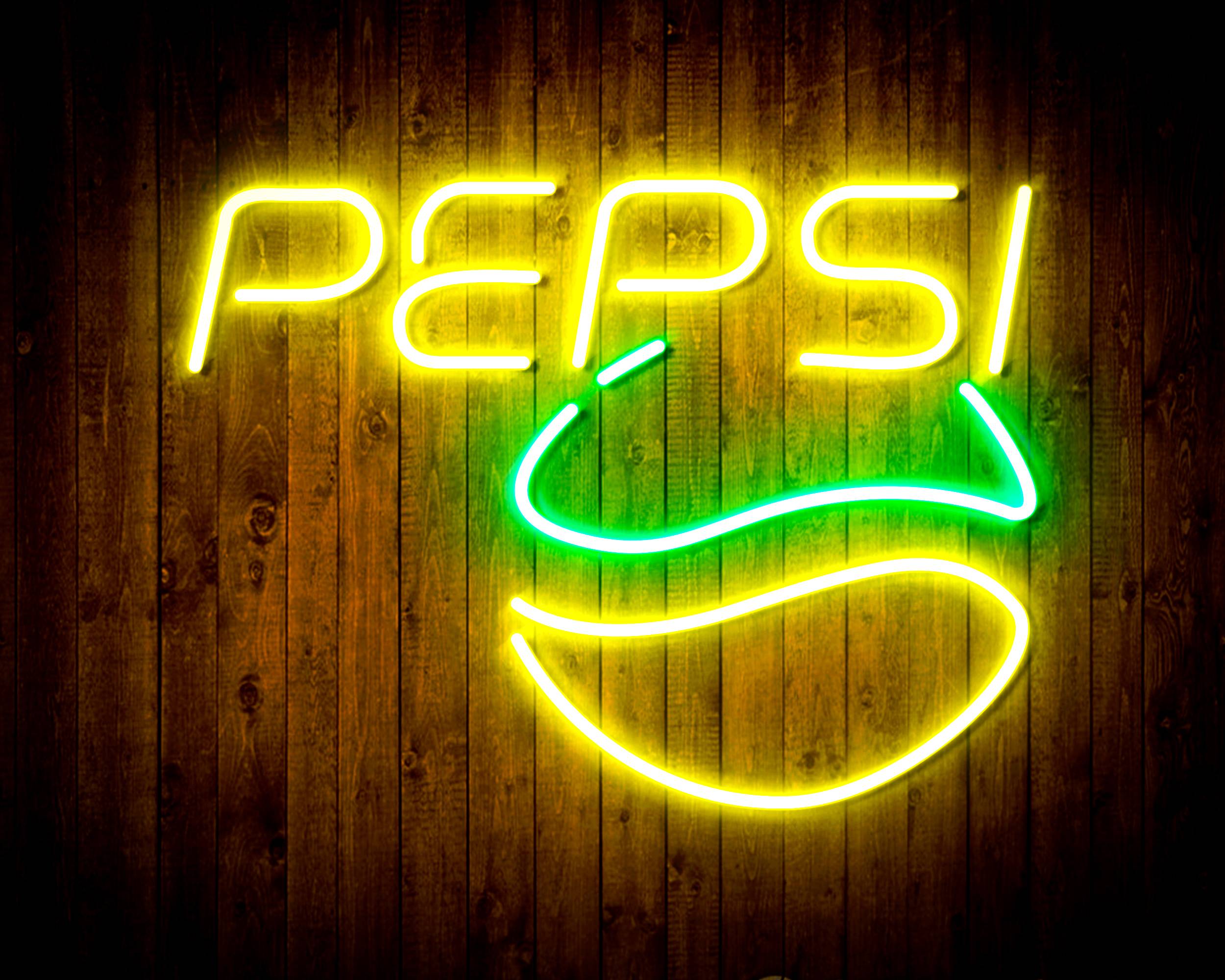Pepsi 2 Bar Neon LED Sign