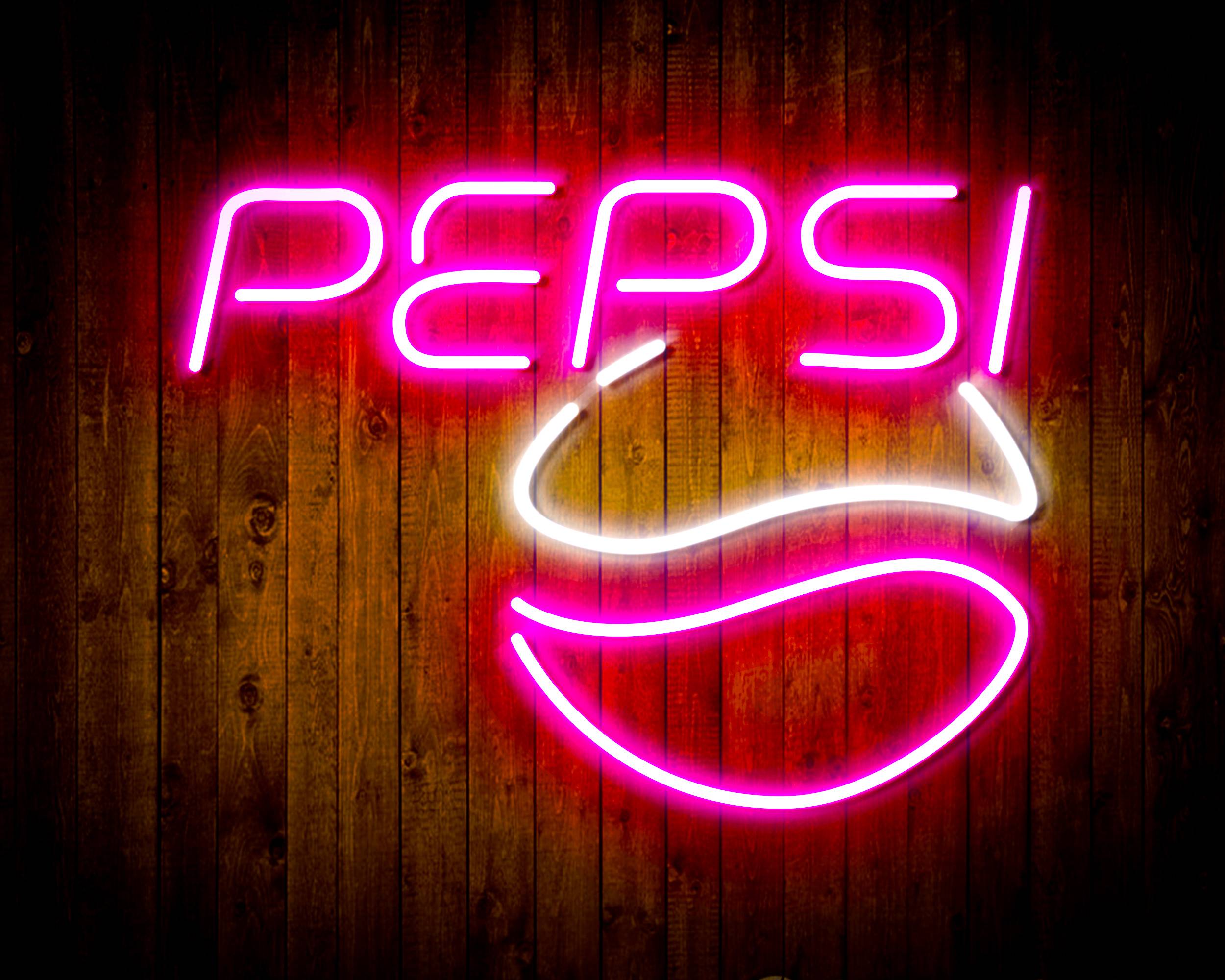 Pepsi 2 Bar Neon LED Sign
