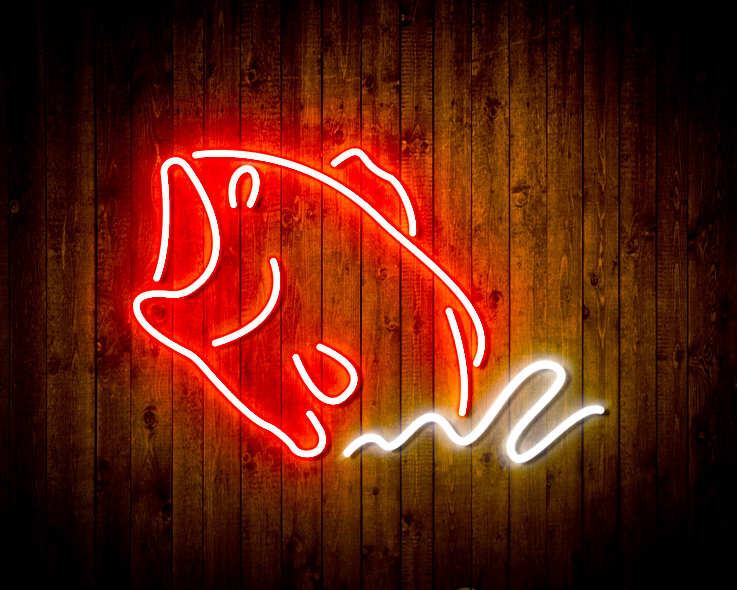 Fish for Busch Bar Neon LED Sign