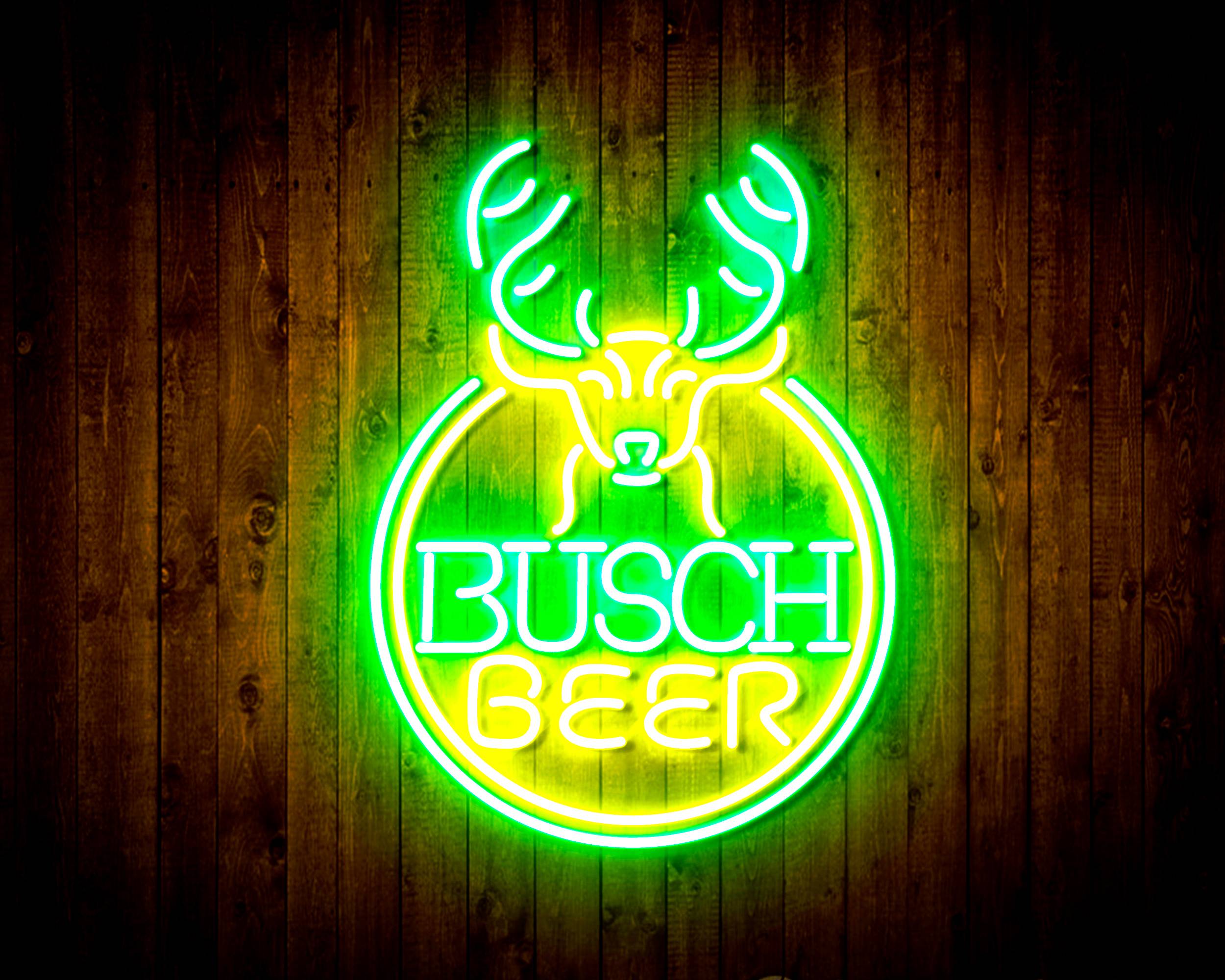 Busch Beer Deer Bar Neon LED Sign