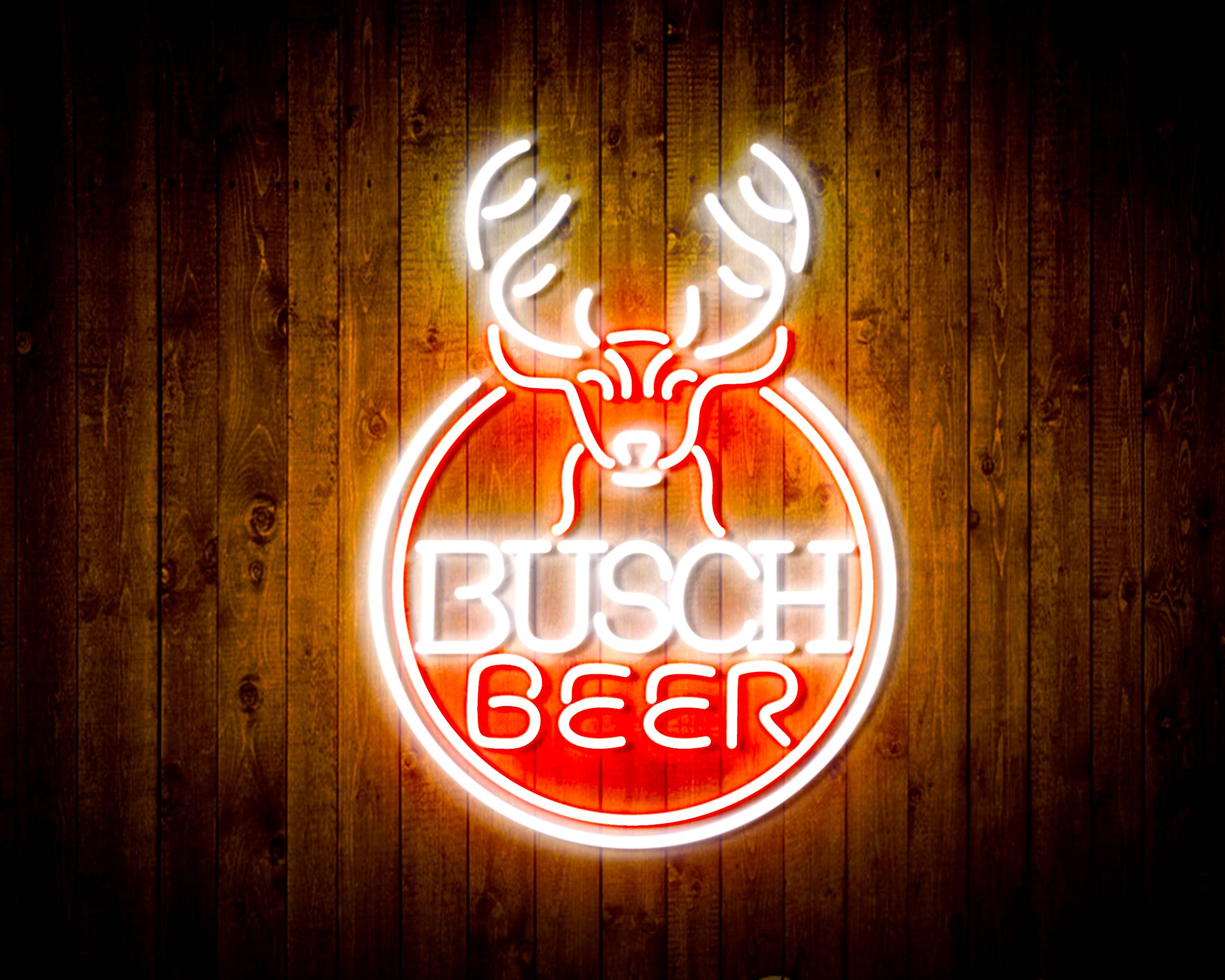 Busch Beer Deer Bar Neon LED Sign