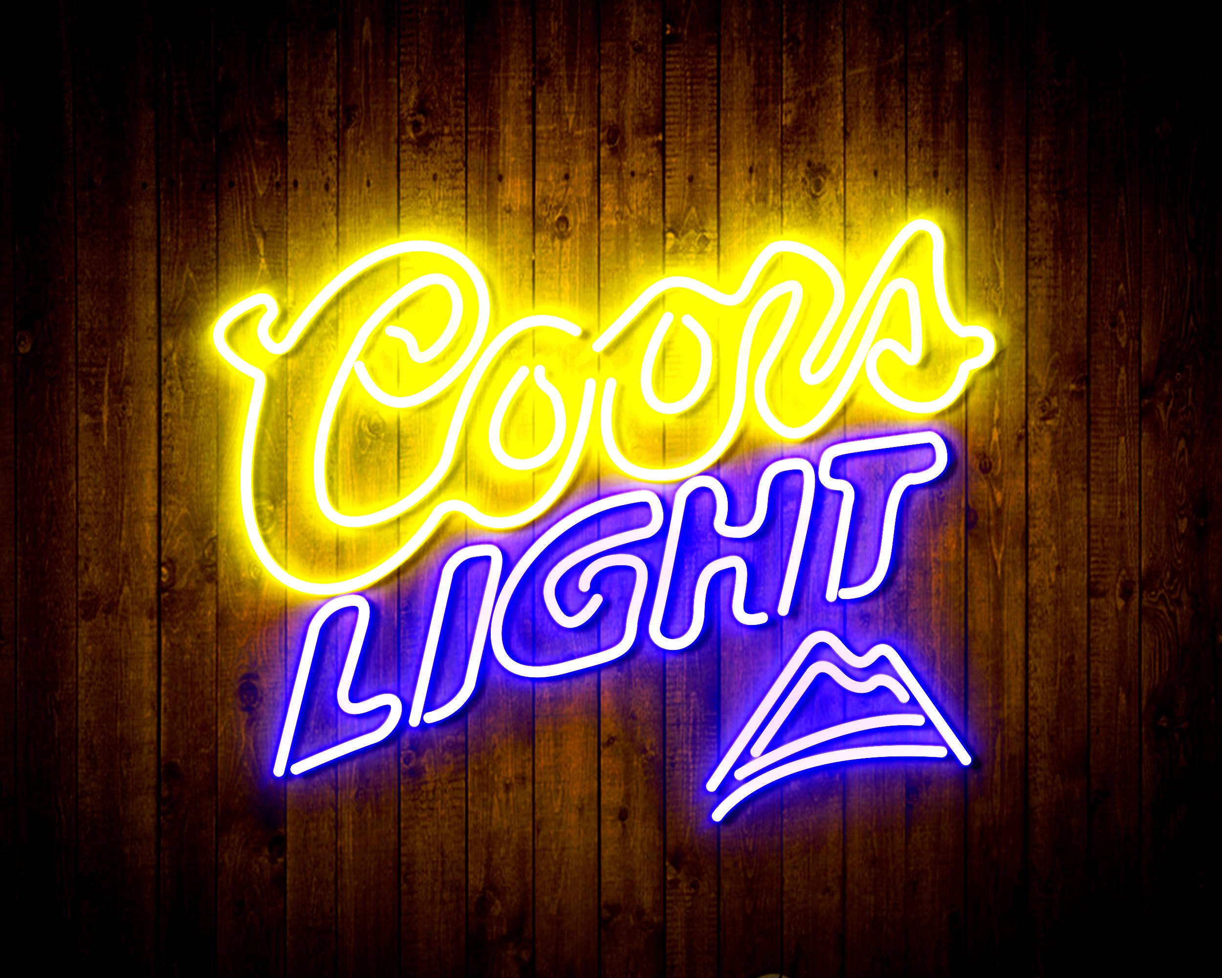 Coors Light Hill Bar Neon LED Sign