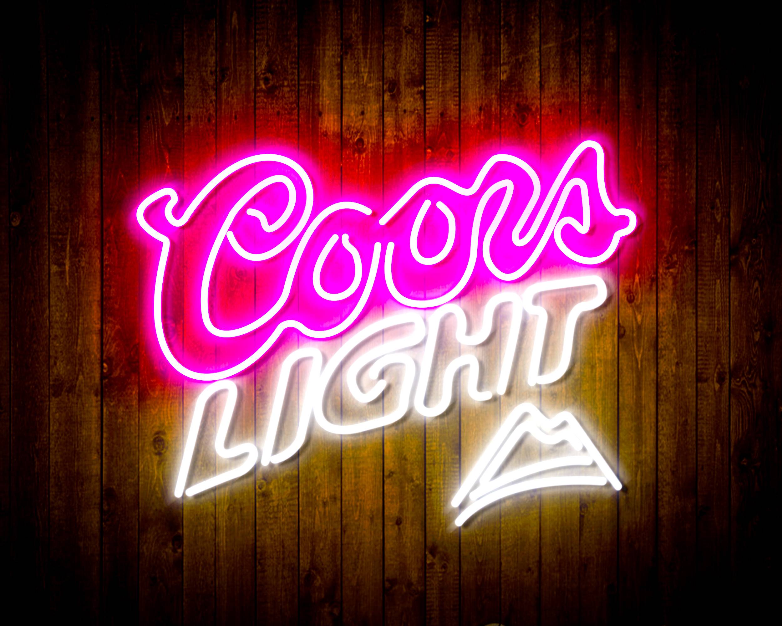 Coors Light Hill Bar Neon LED Sign