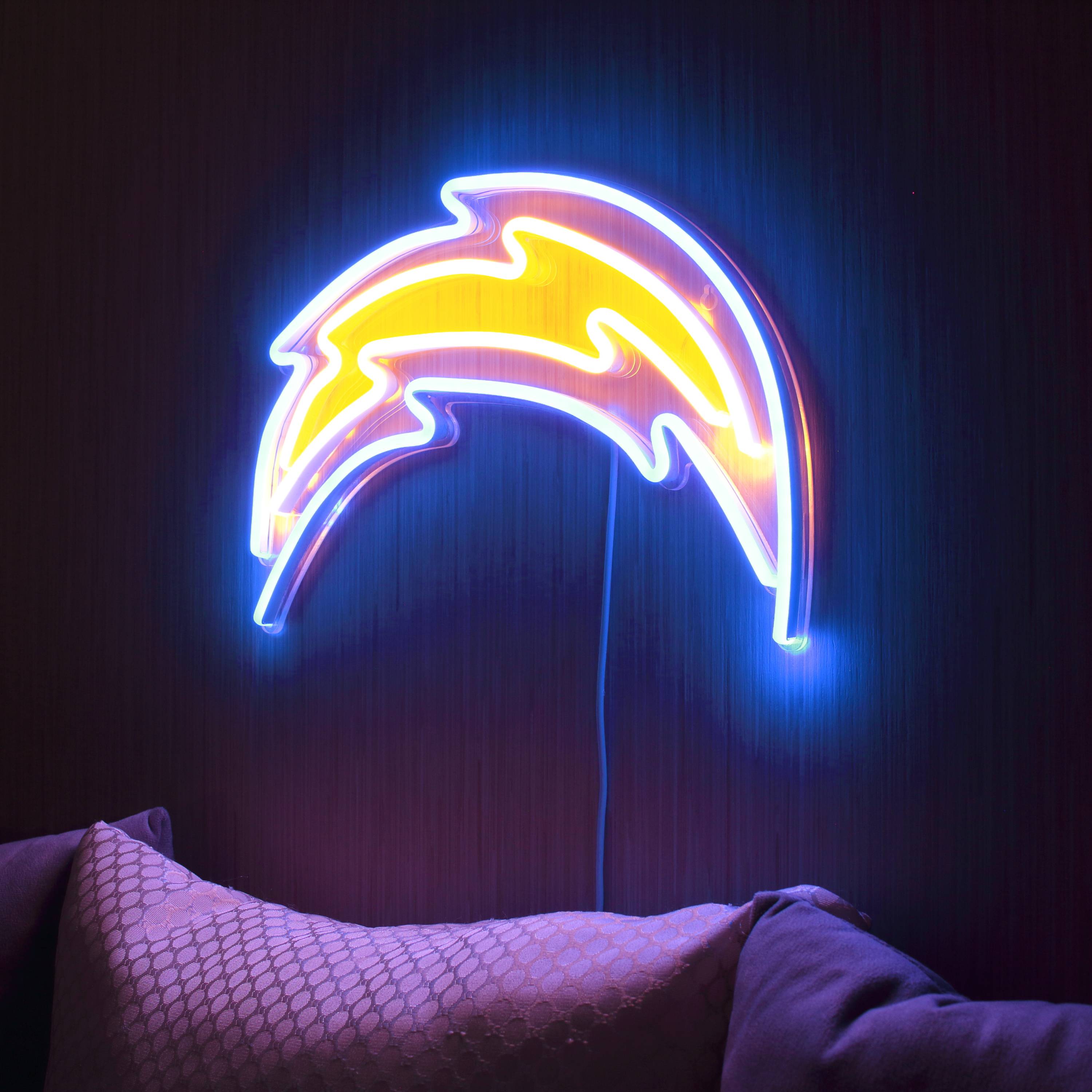 NFL Los Angeles Chargers LED Neon Sign