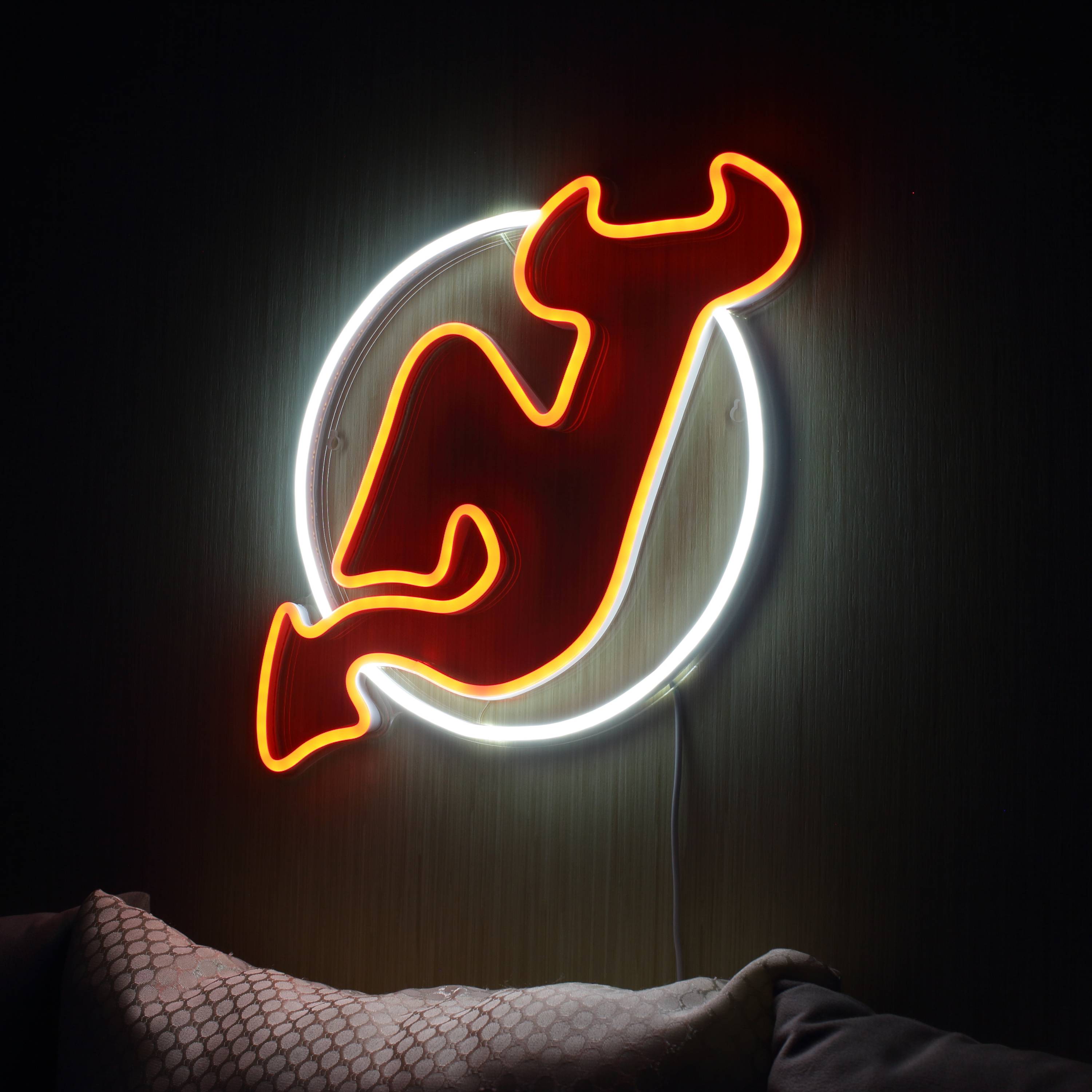 MHL New Jersey Devils LED Neon Sign