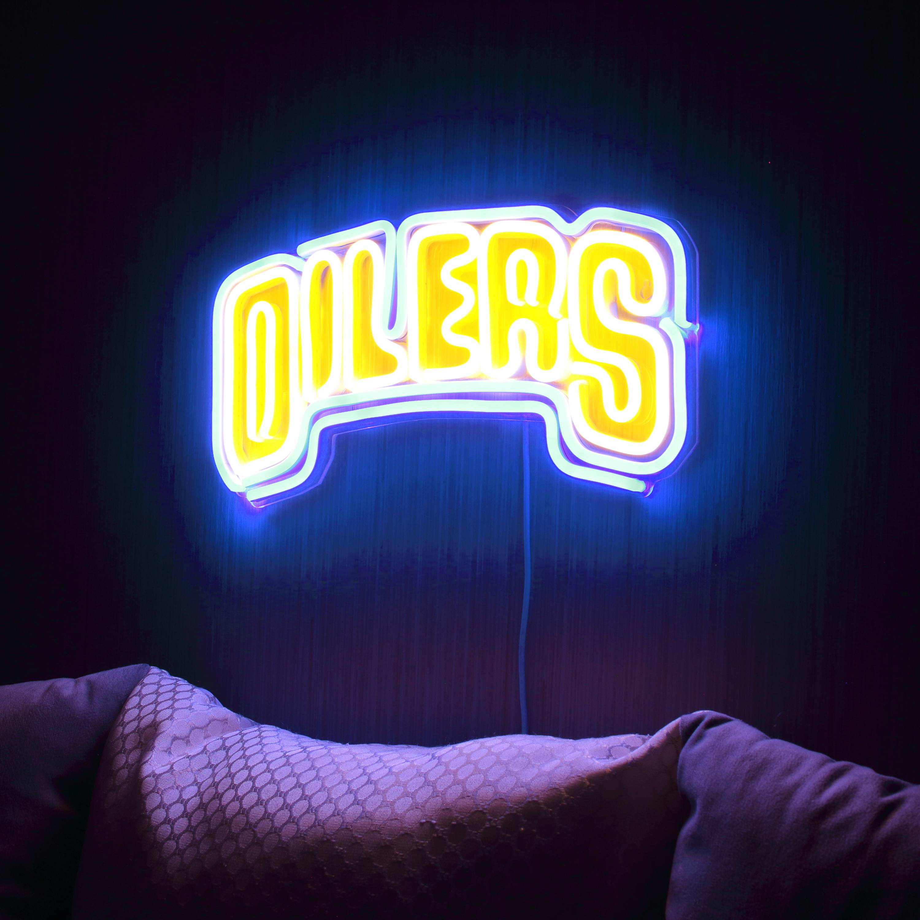 NHL Edmonton Oilers LED Neon Sign