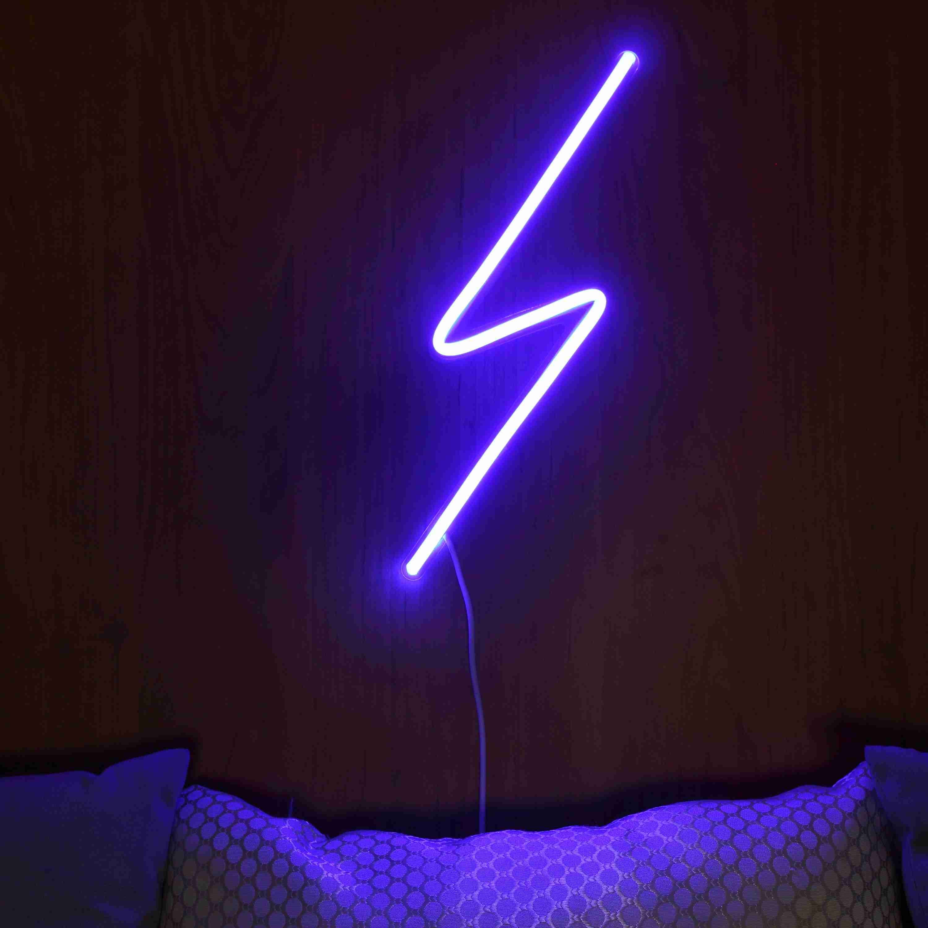 Lighting bolt LED Neon Sign